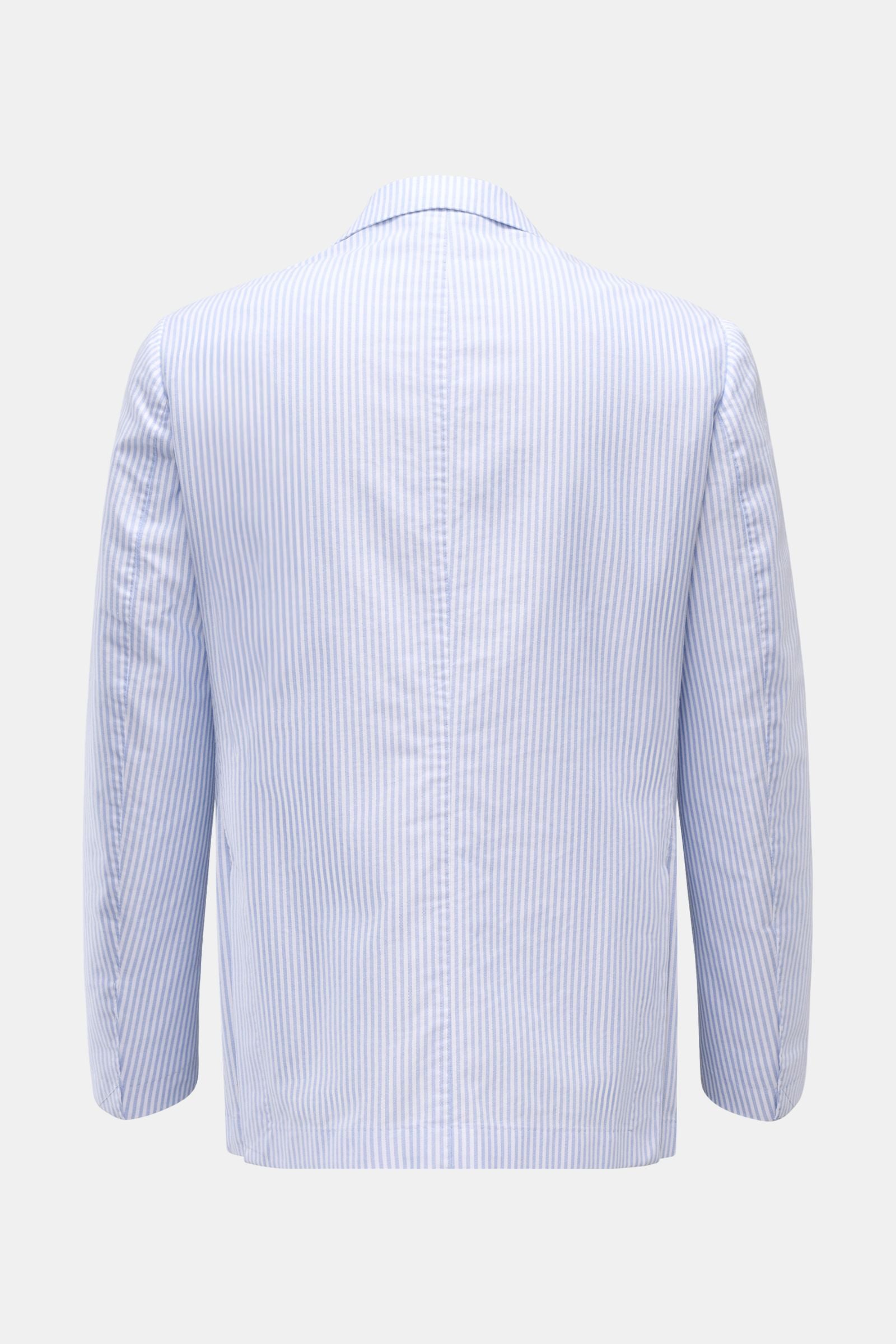 Giampaolo Smart-casual jacket light blue/white stripes - stripes
