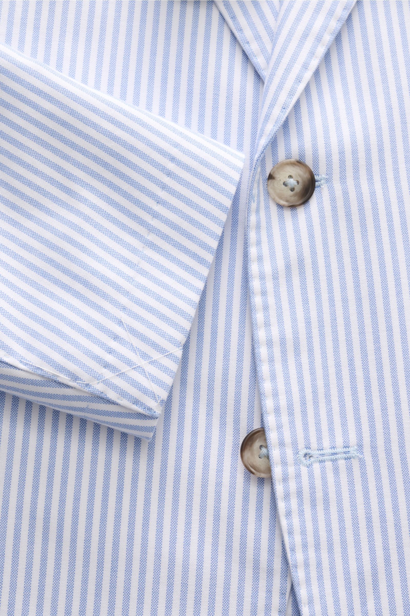 Giampaolo Smart-casual jacket light blue/white stripes - stripes