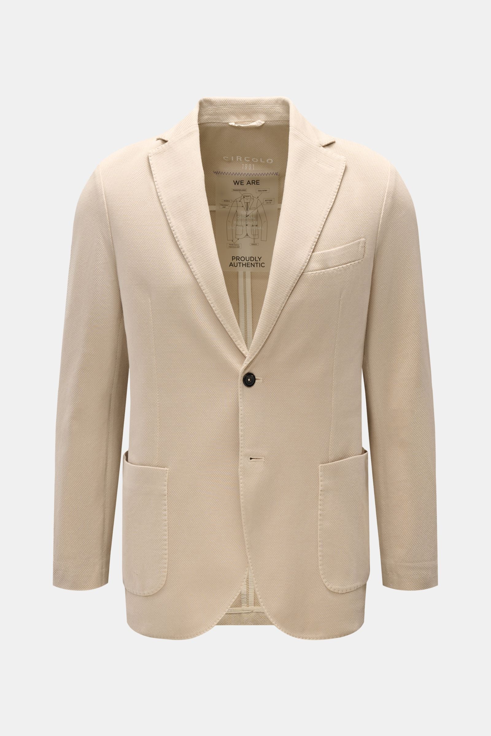 Circolo 1901 Jersey jacket - sand