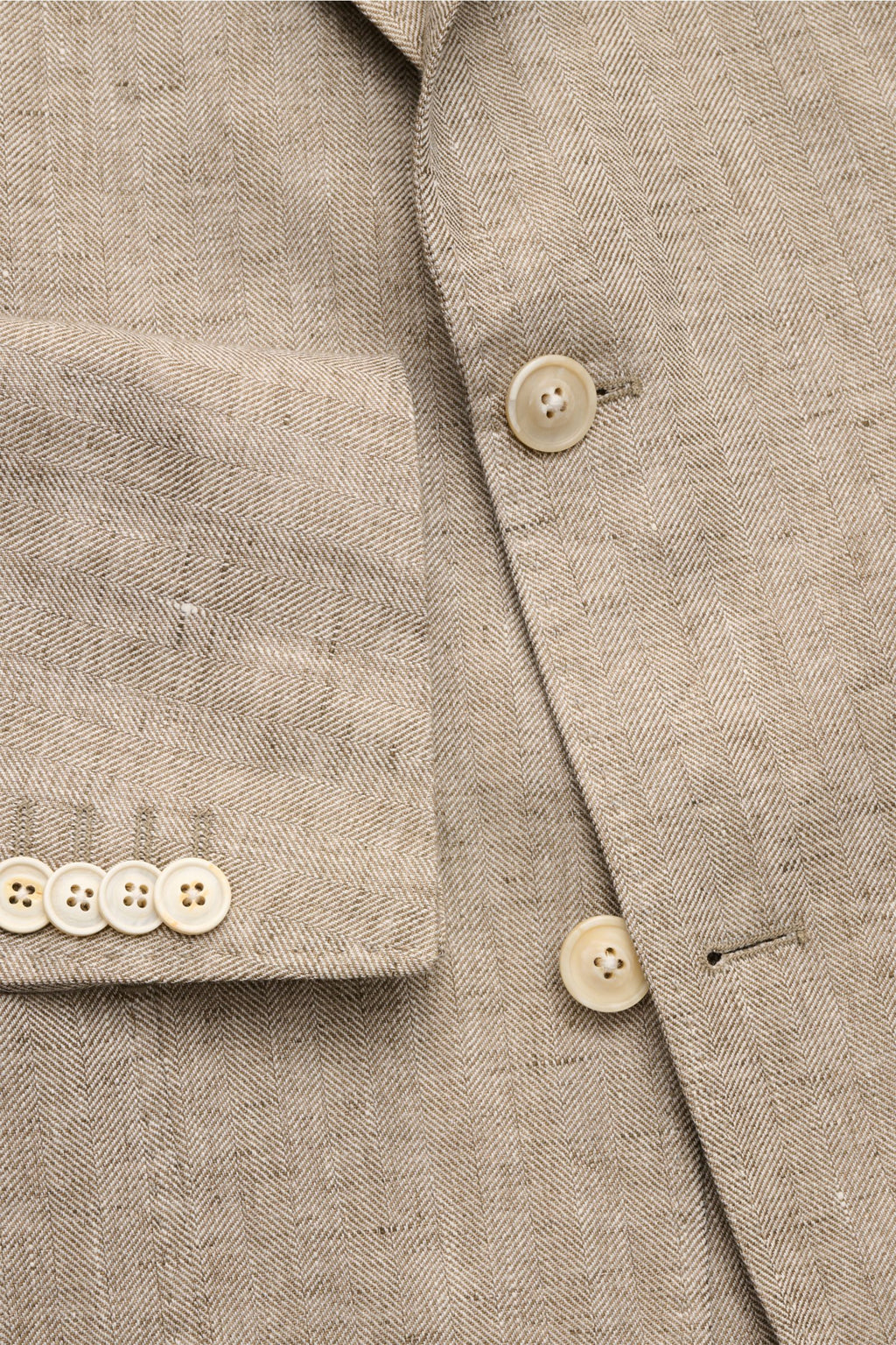 Windsor Linen jacket 'Giro' - beige patterned
