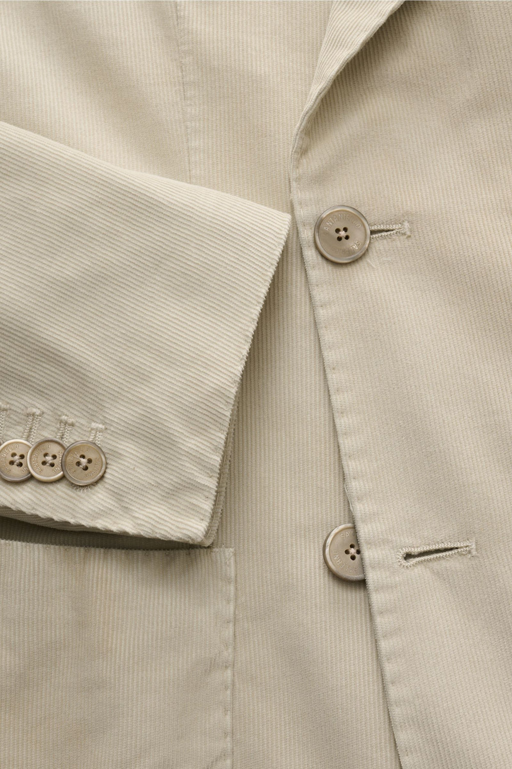 Santaniello Corduroy jacket - Sand