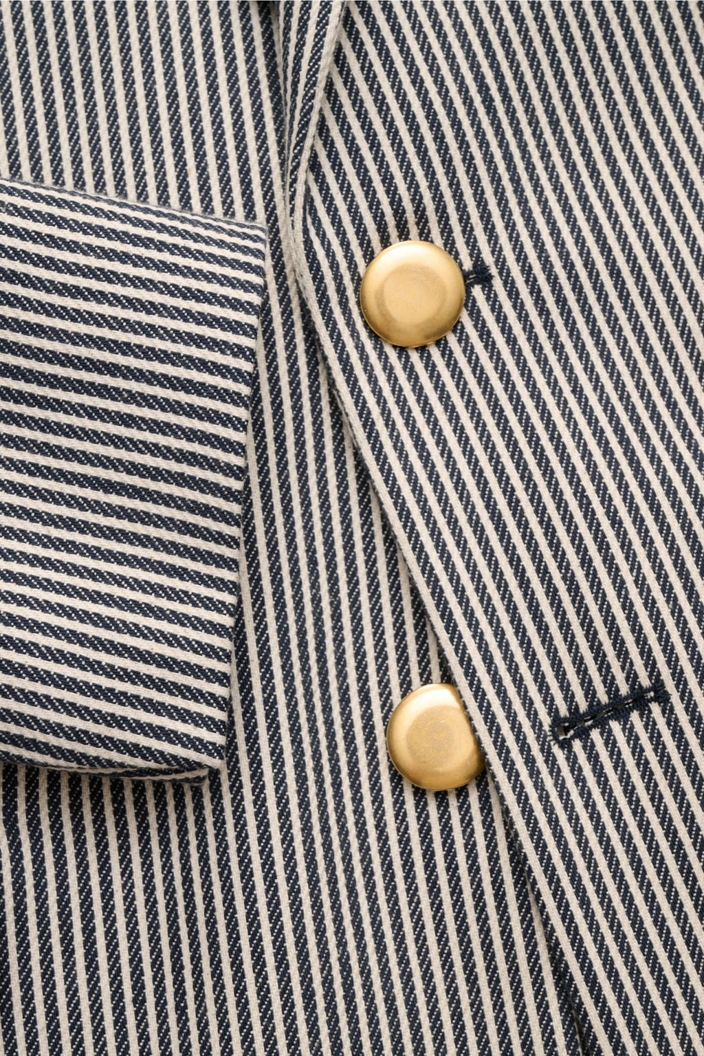 Doppiaa Smart-casual jacket 'Aantilope' navy/off-white - white striped