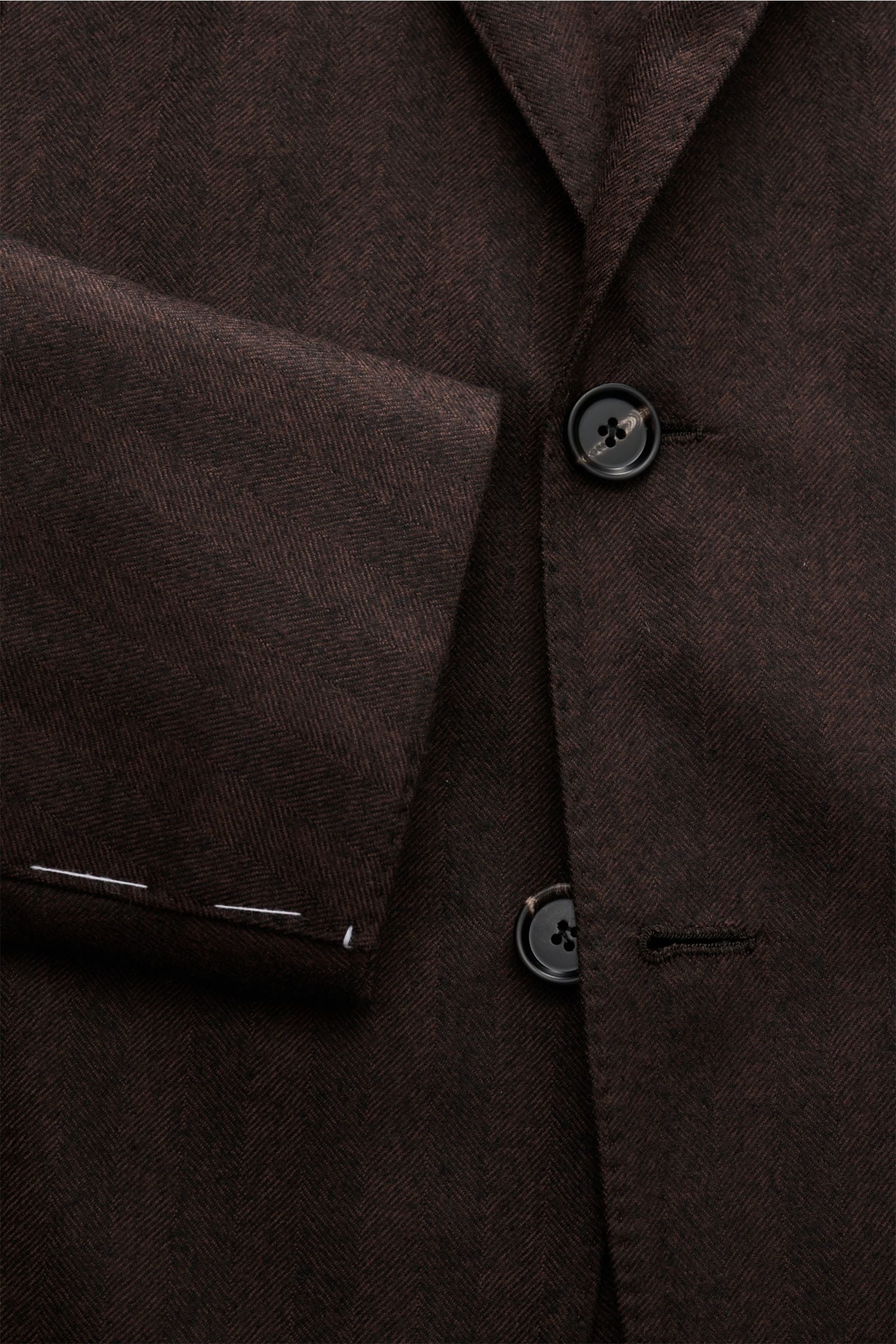 Borrelli Smart-casual jacket 'Procida' - dark brown