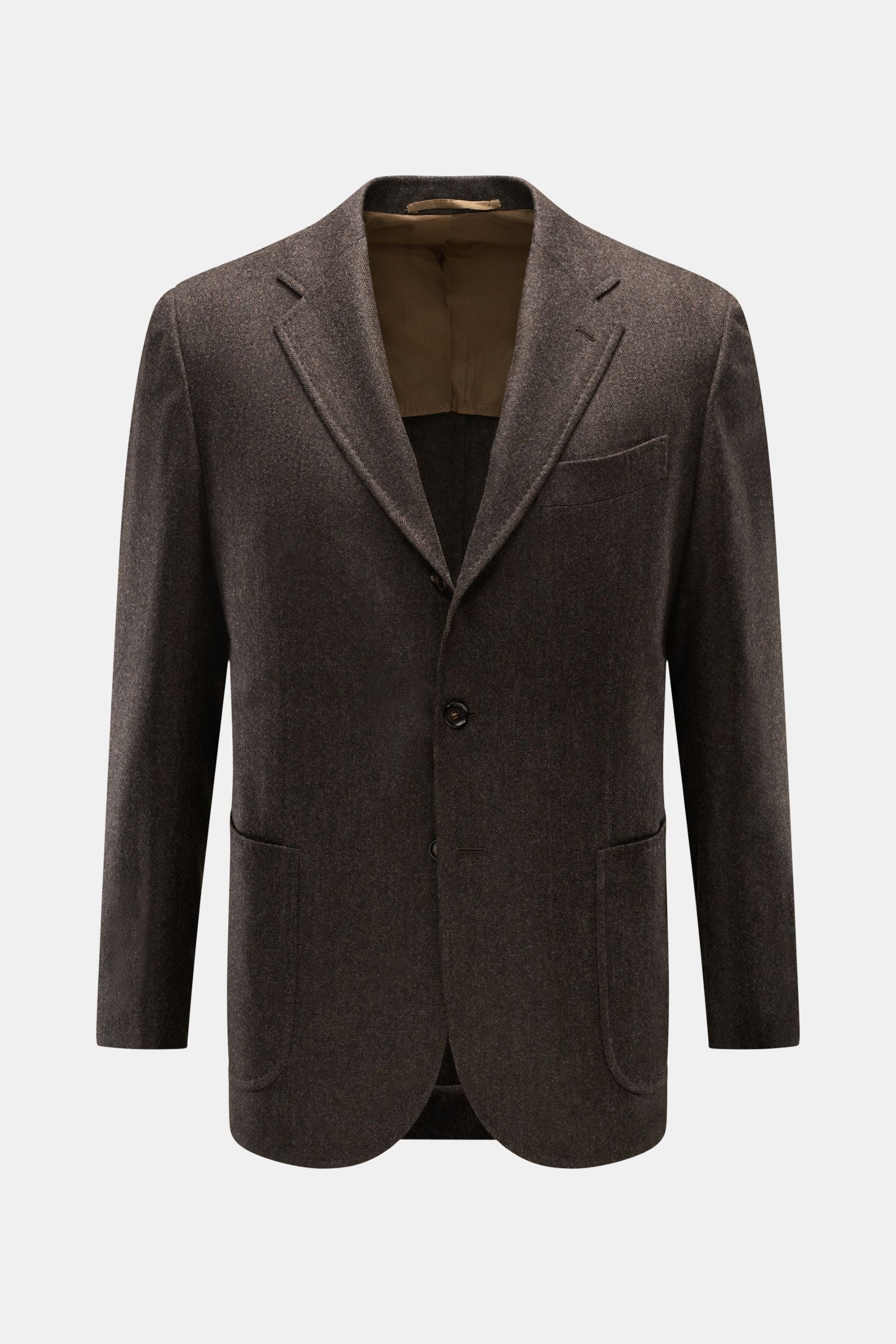 Stile Latino Smart-casual jacket 'Vincenzo' - dark brown mottled