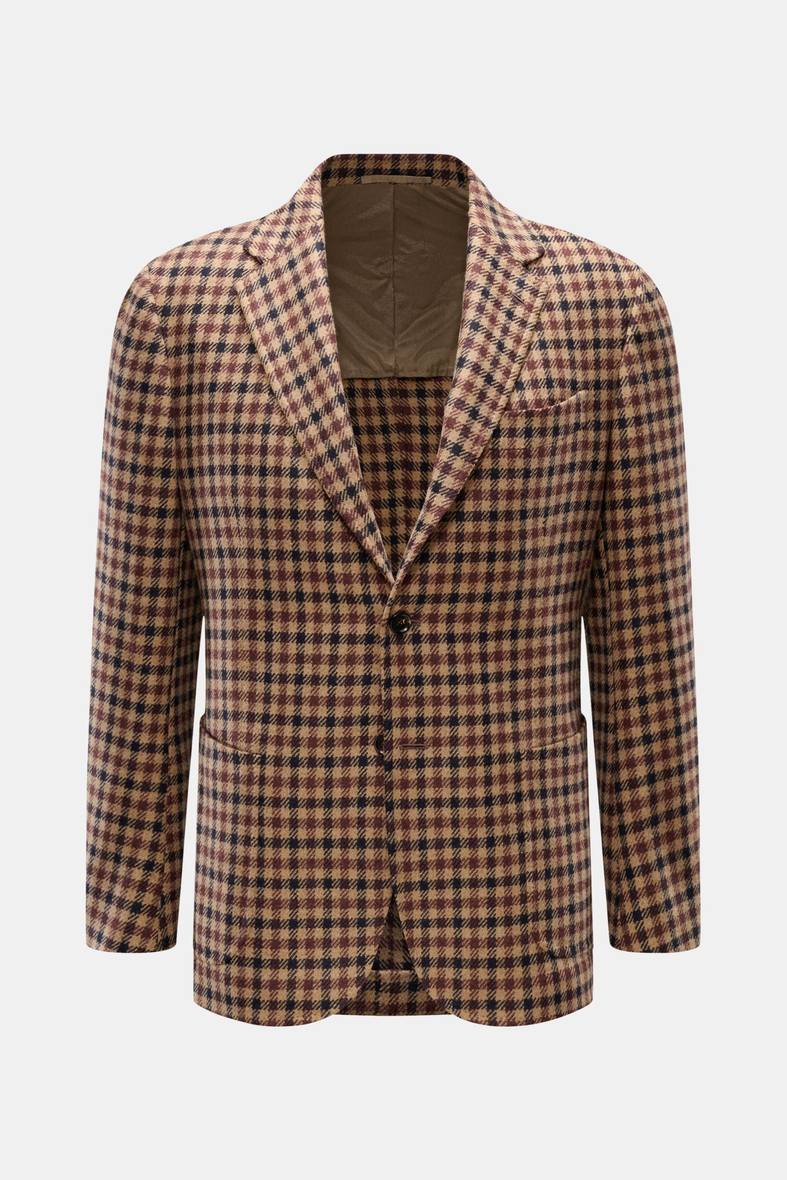 Stile Latino Cashmere smart-casual jacket 'Vincenzo' - checked