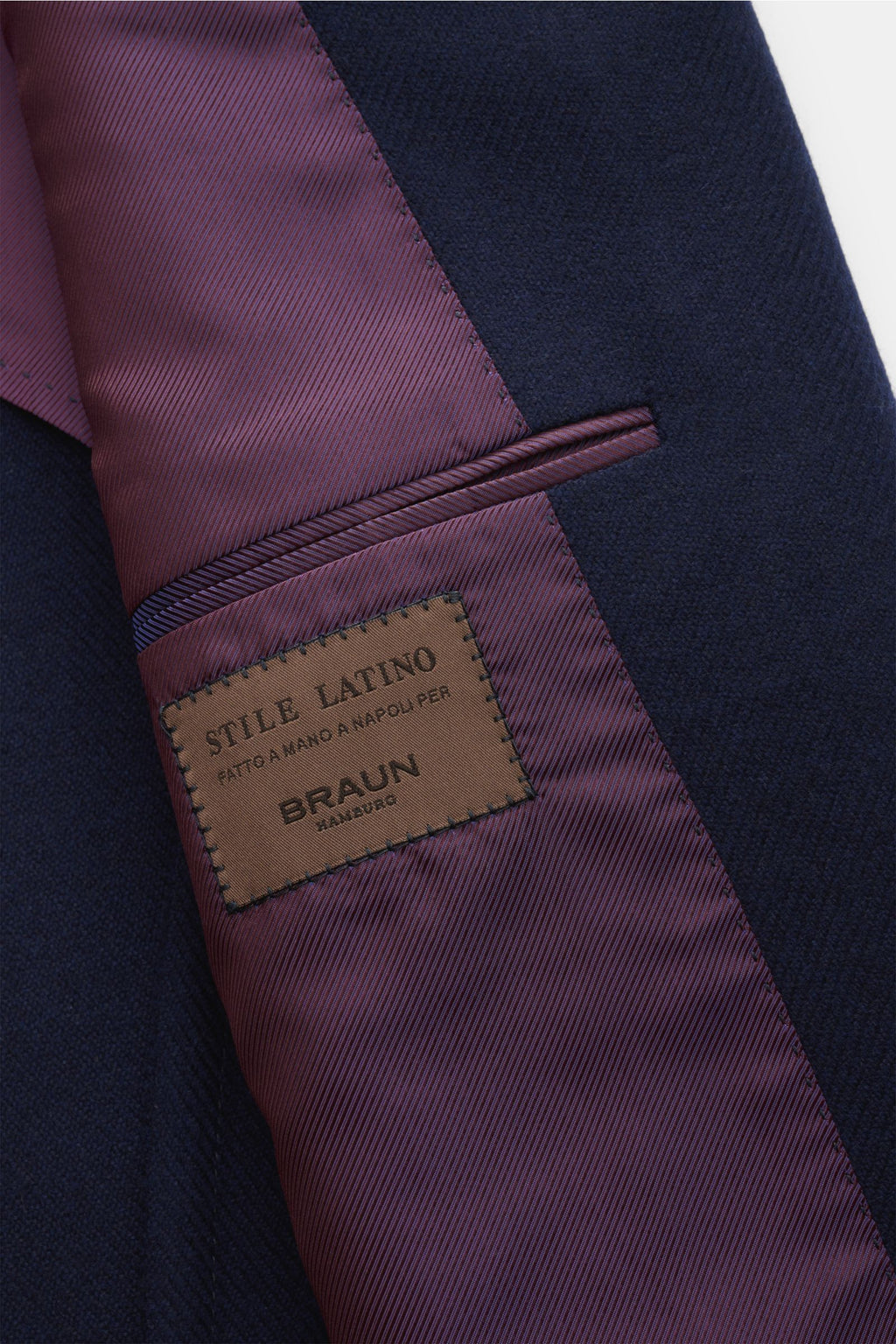Stile Latino Cashmere smart-casual jacket 'Dubai' - navy