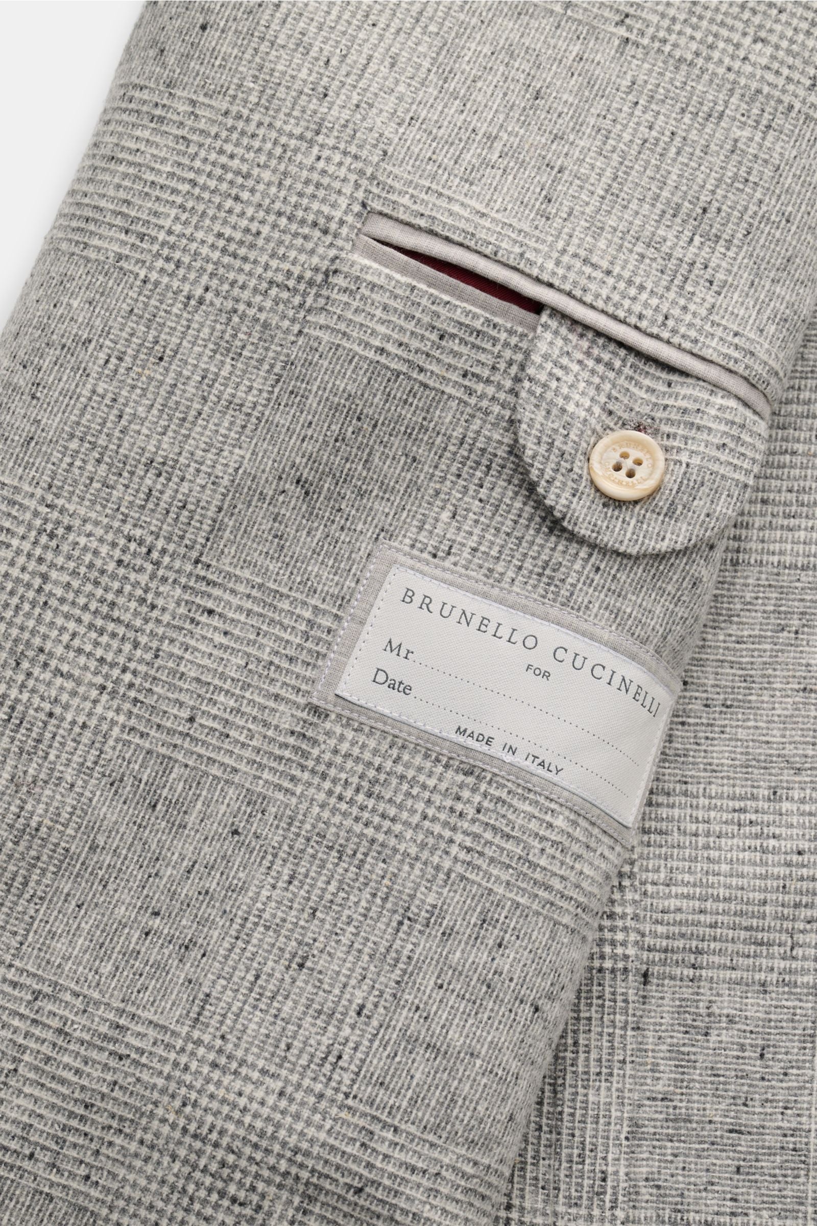 Brunello Cucinelli Smart-casual - light grey checked