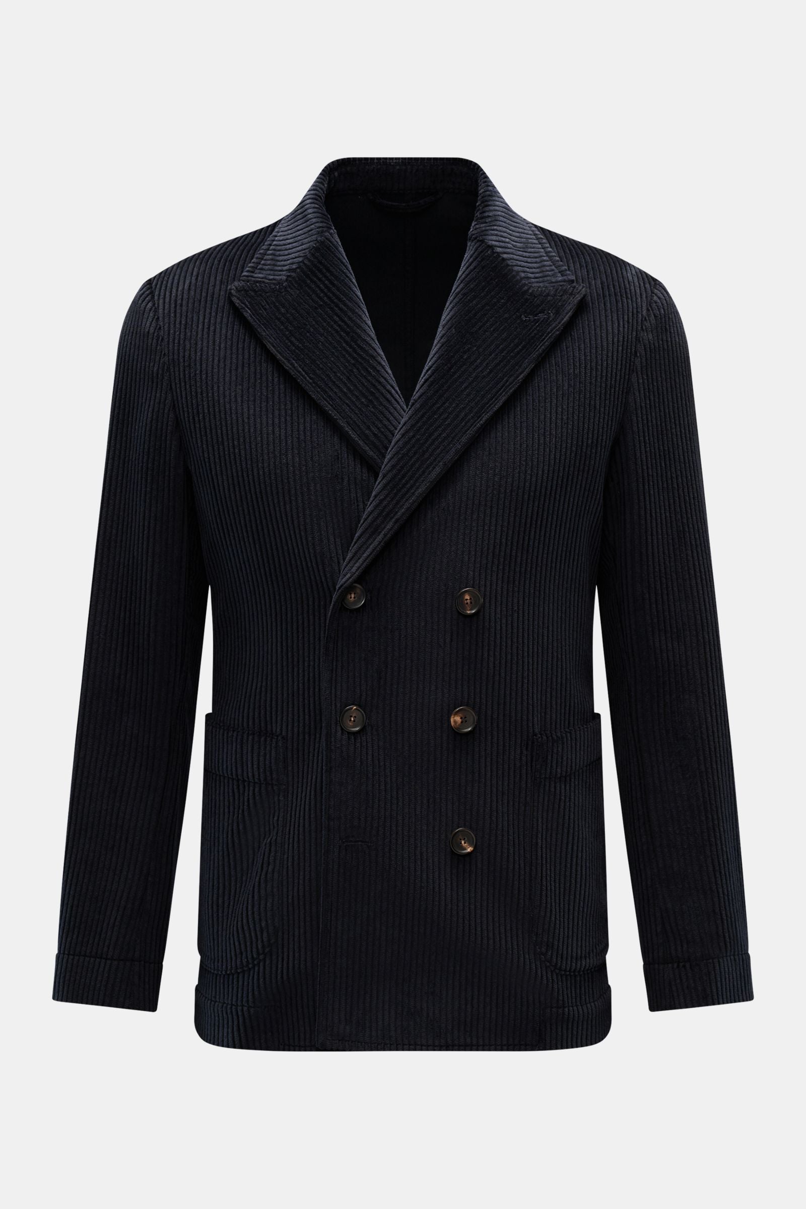 Doppiaa Corduroy smart-casual jacket 'Aansonia' - Navy