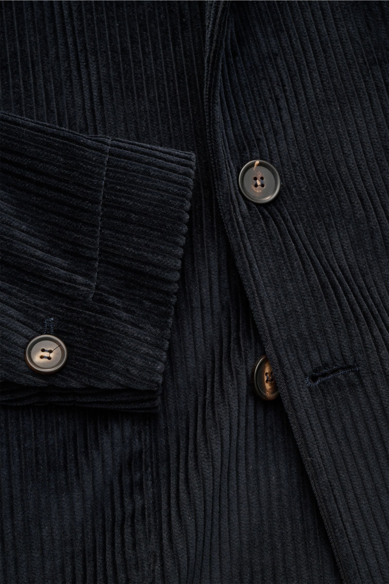 Doppiaa Corduroy smart-casual jacket 'Aansonia' - Navy