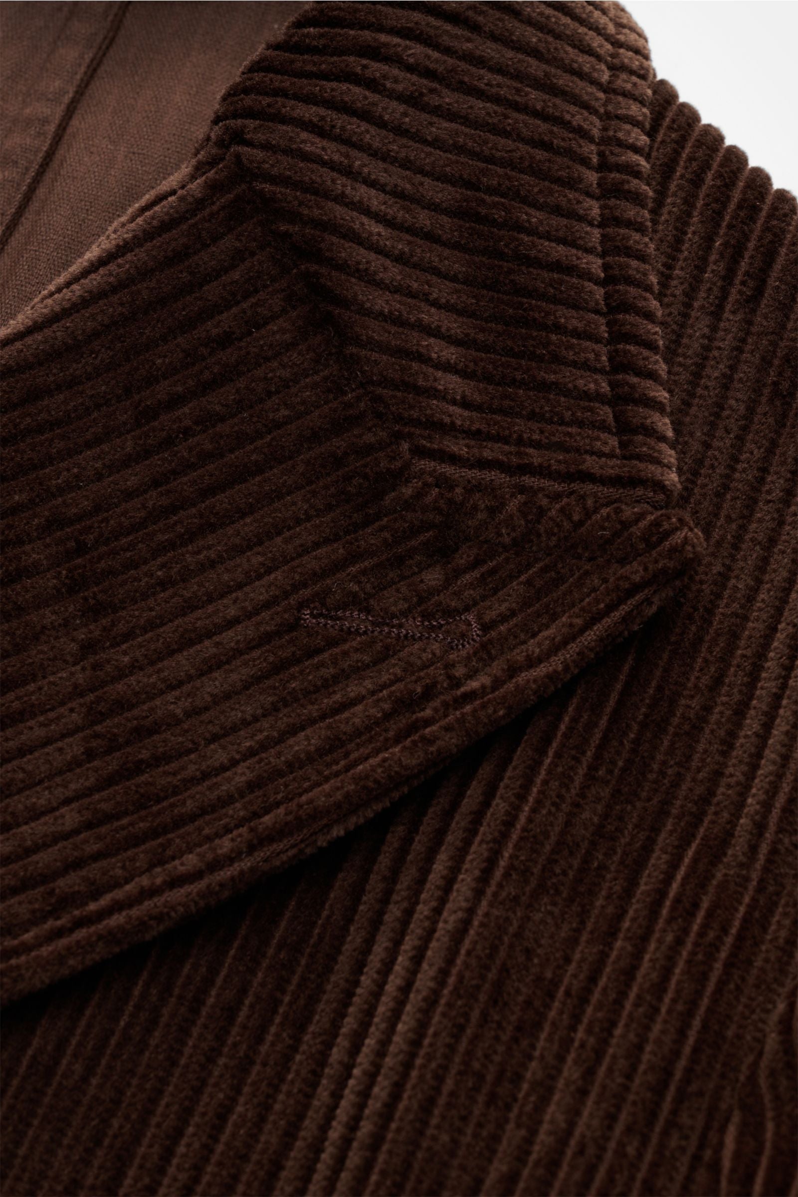 Doppiaa Corduroy smart-casual jacket 'Aansonia' - Dark brown