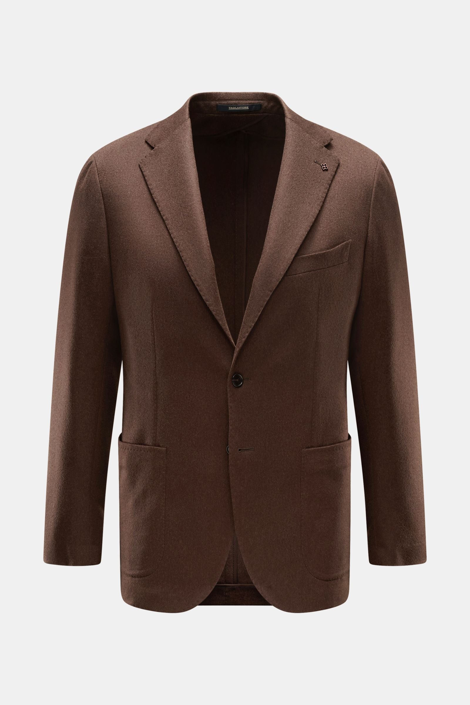 Tagliatore Camel hair jacket 'Monte Carlo' - dark brown