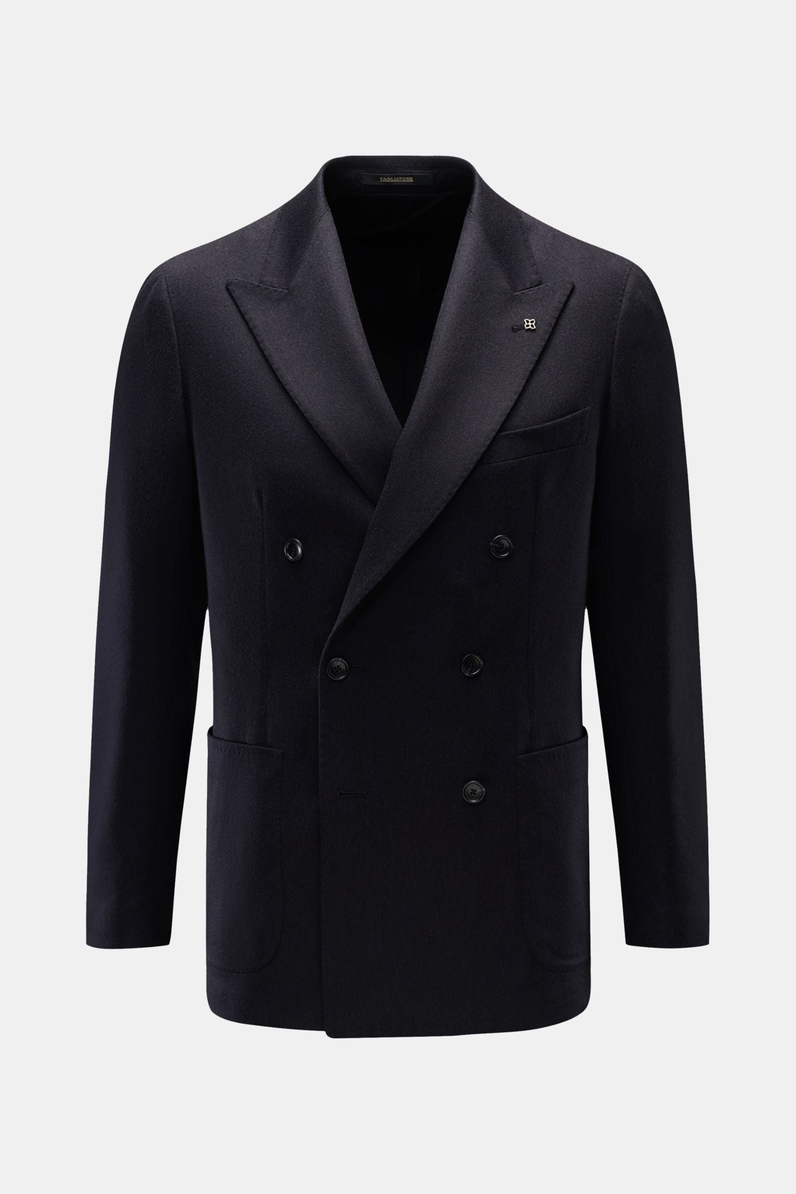 Tagliatore Camel hair jacket 'Monte Carlo' - Dark navy