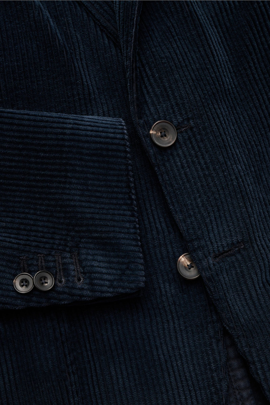 Santaniello Corduroy jacket - navy