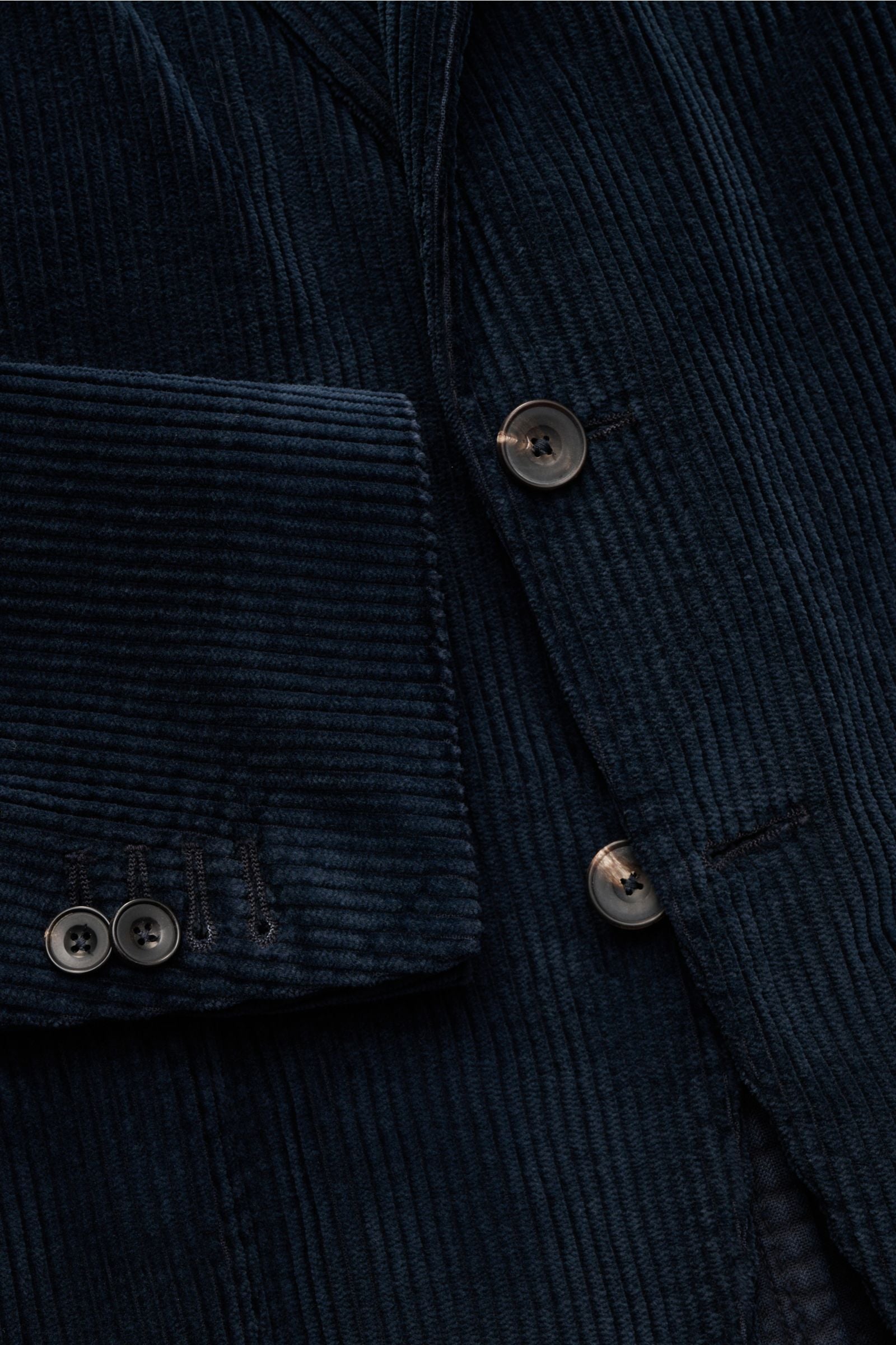 Santaniello Corduroy jacket - navy