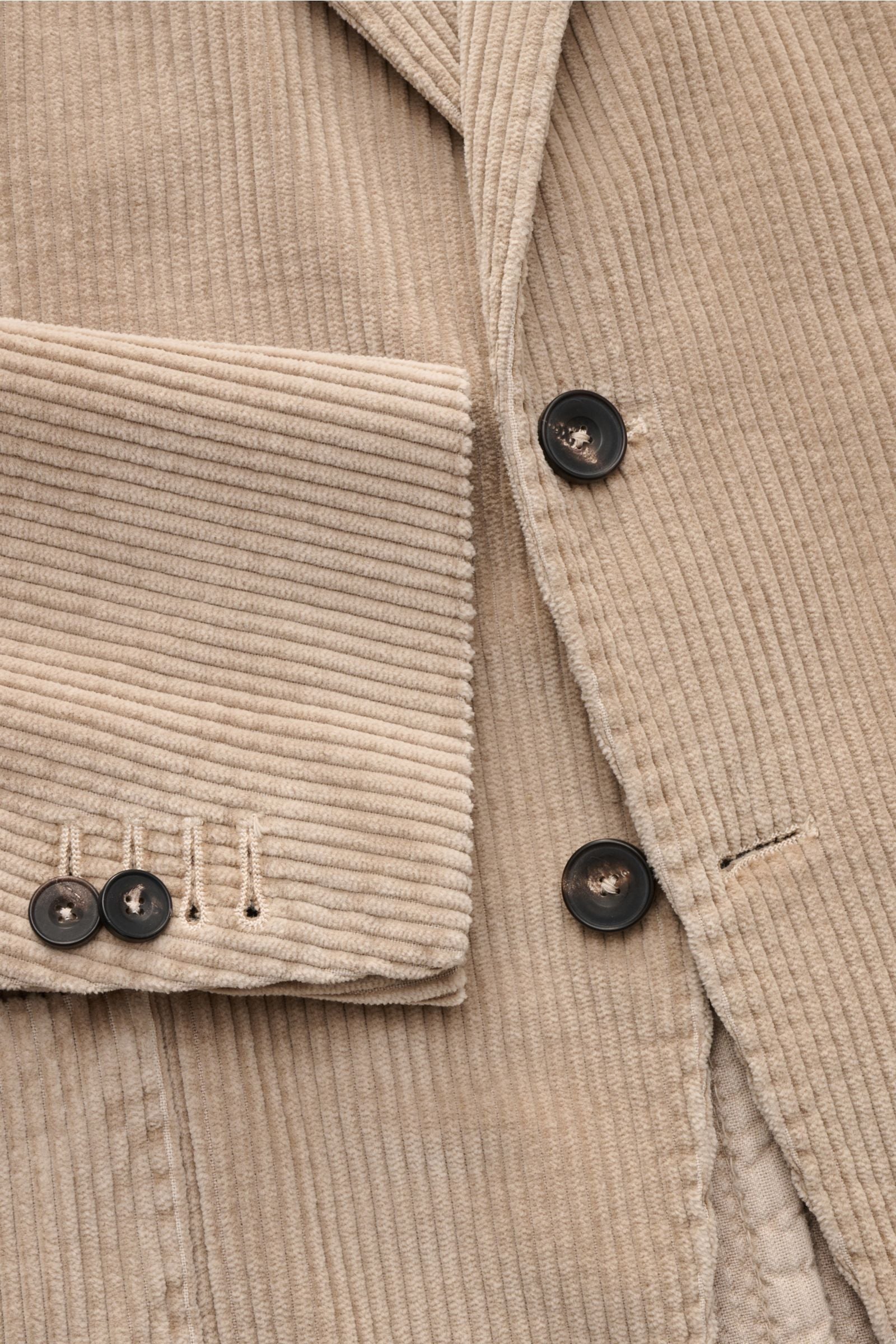 Santaniello Corduroy jacket - Beige
