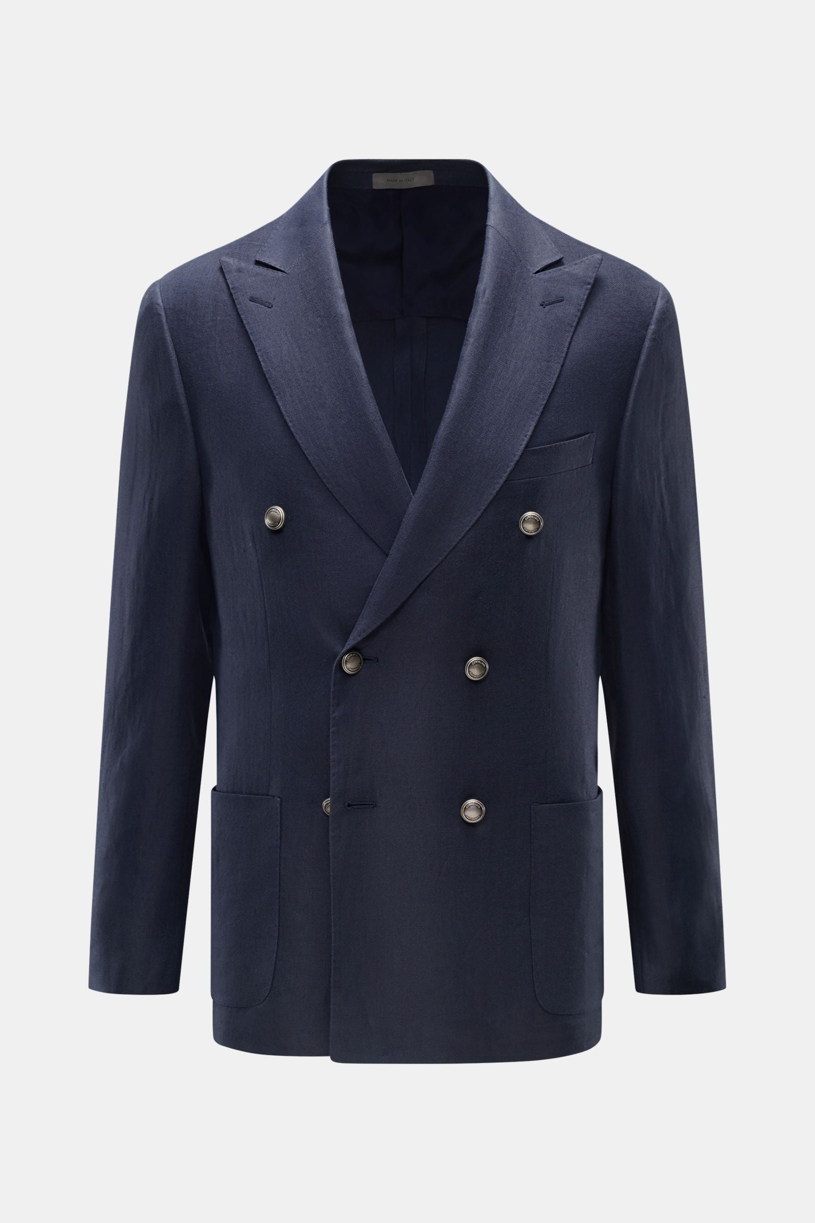 Corneliani Linen smart-casual jacket - Grey blue