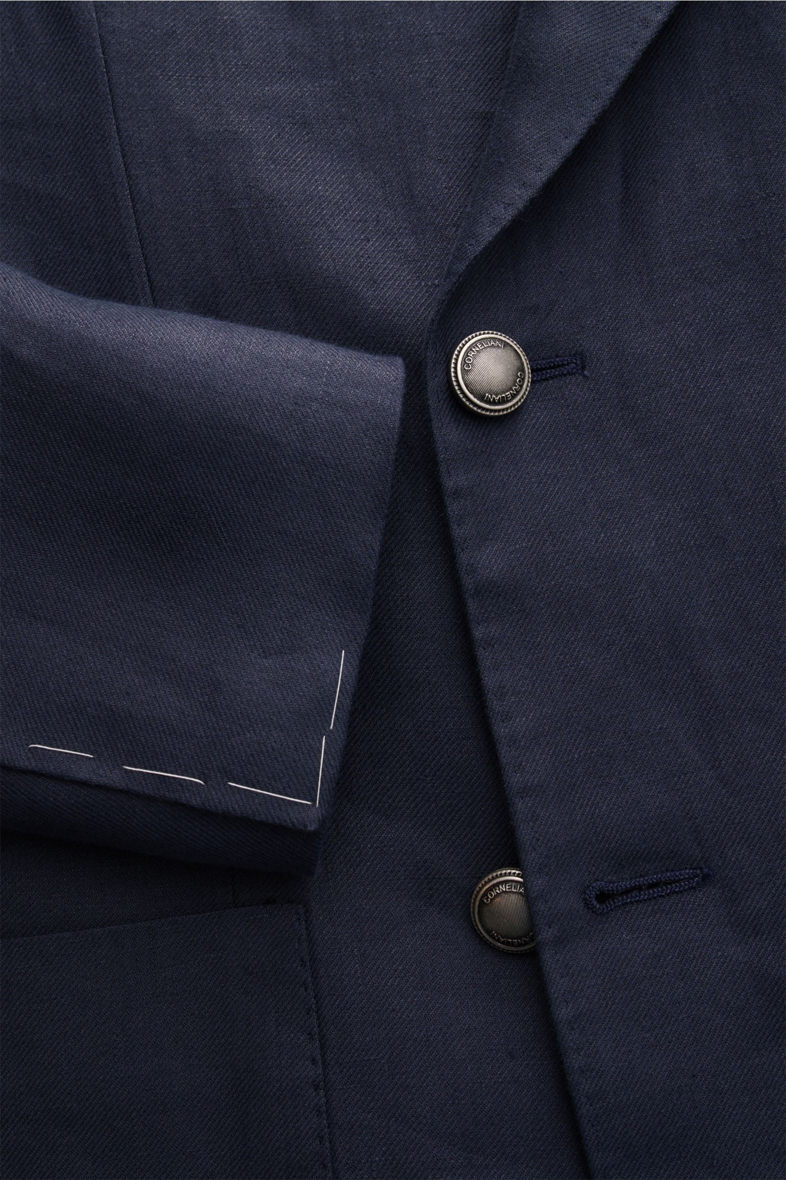 Corneliani Linen smart-casual jacket - Grey blue