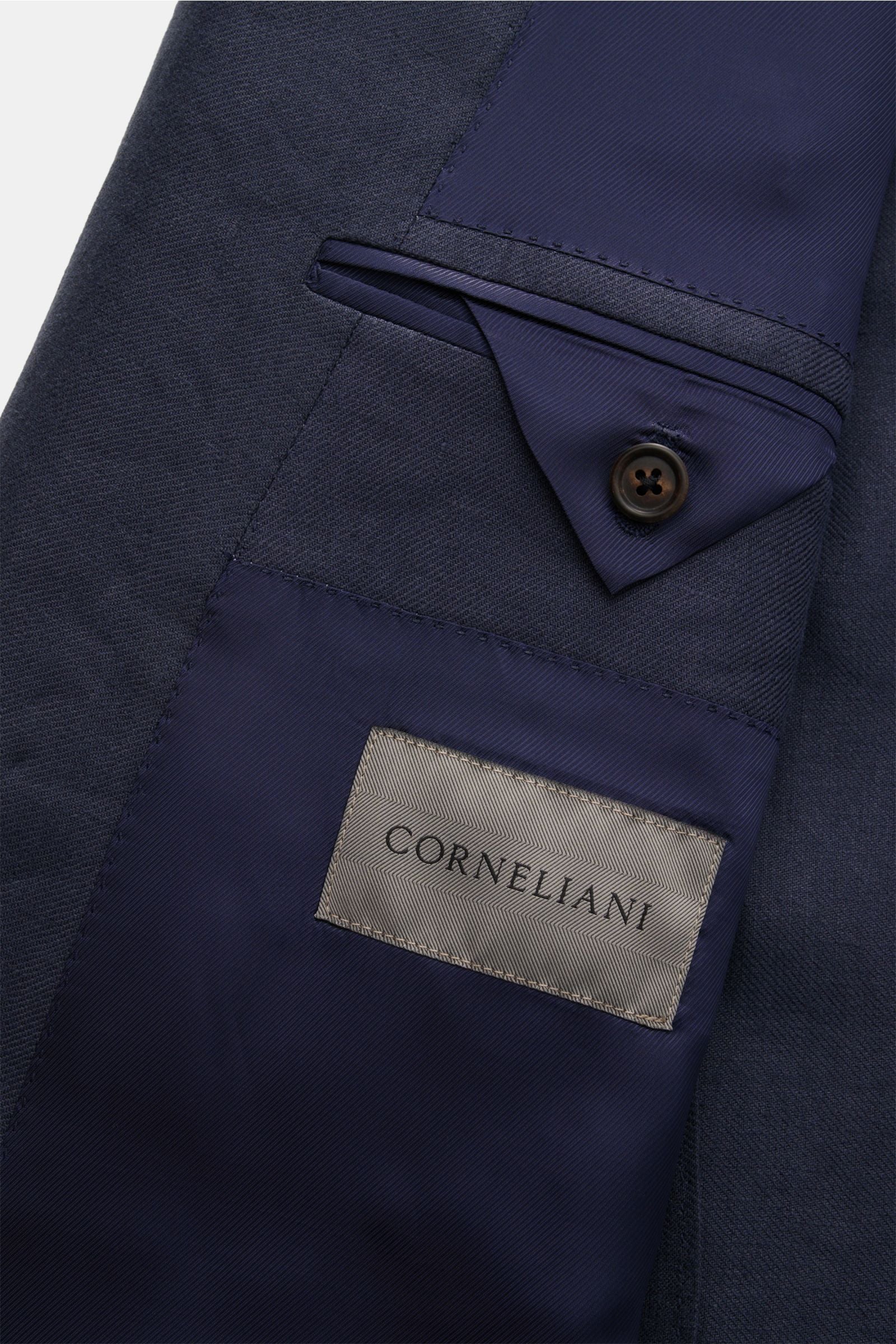 Corneliani Linen smart-casual jacket - Grey blue