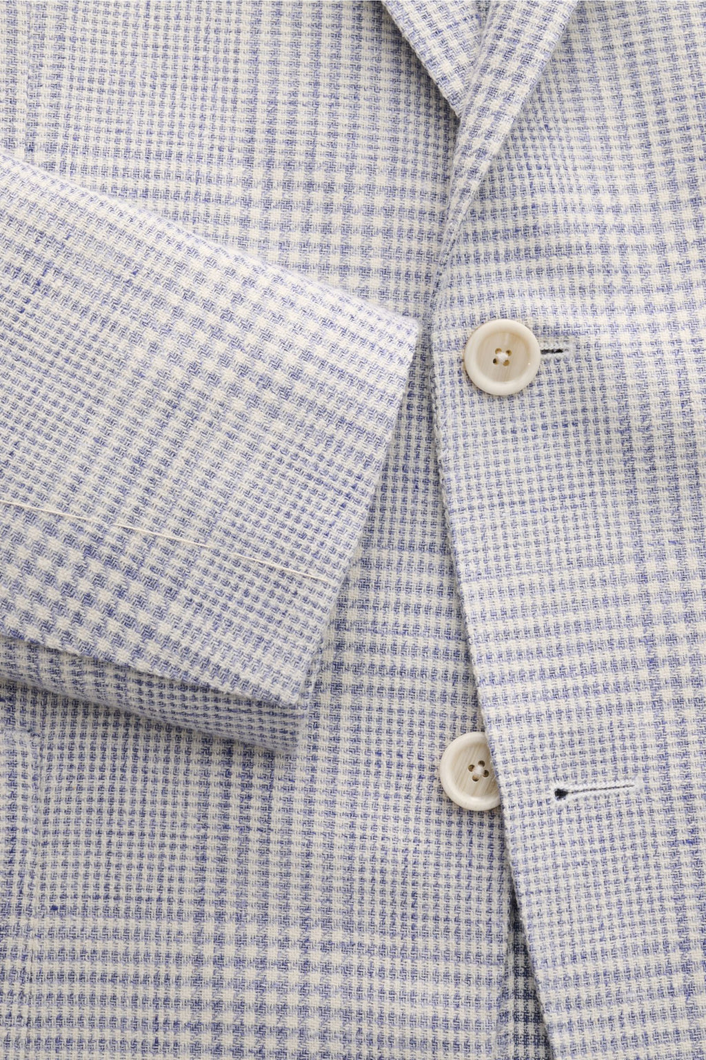 Lardini Smart-casual jacket smoky blue/off-white - white checked