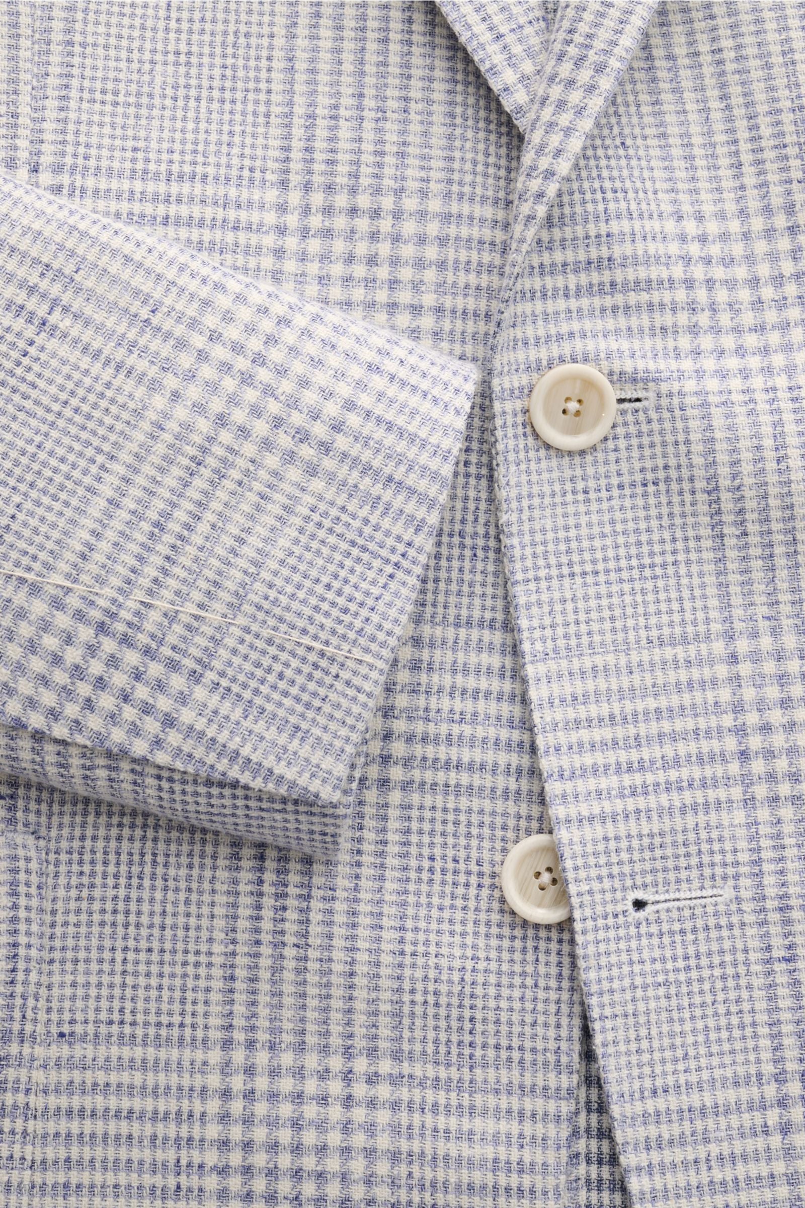 Lardini Smart-casual jacket smoky blue/off-white - white checked