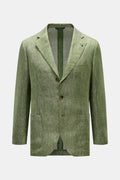 Belvest Linen jacket - green mottled