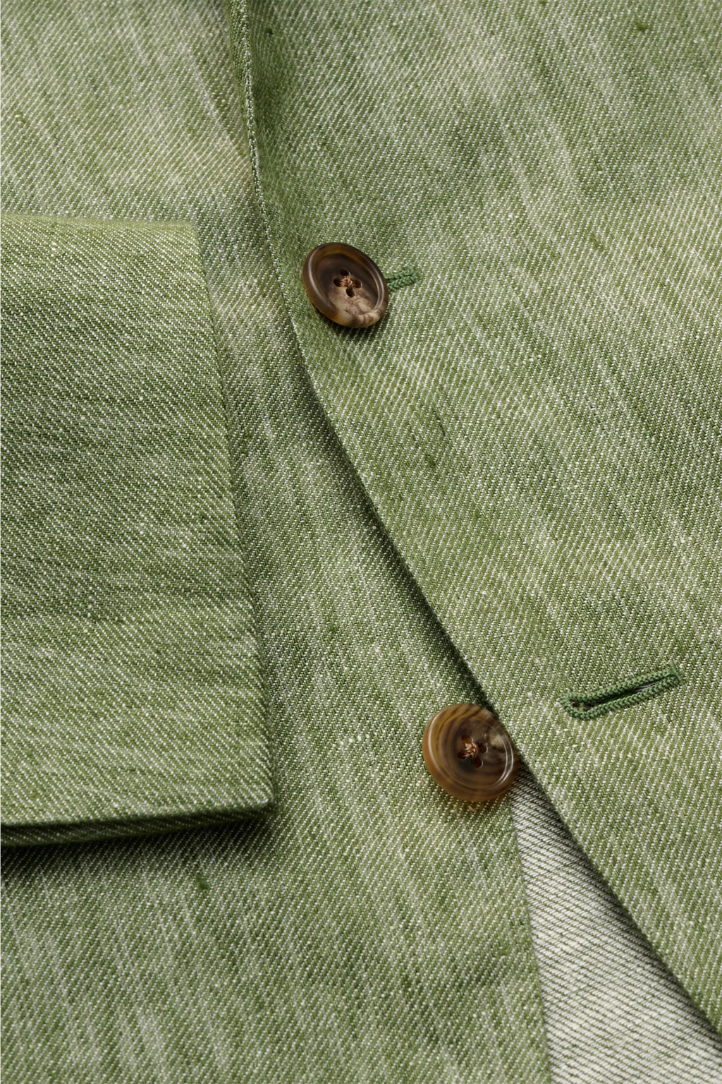 Belvest Linen jacket - green mottled