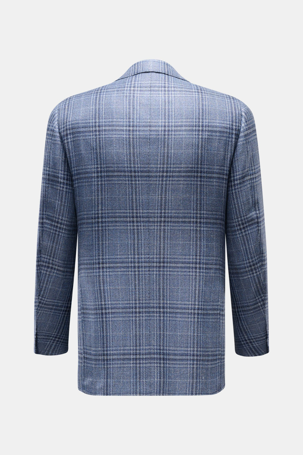 Cesare Attolini Smart-casual jacket navy/grey-blue - blue checked