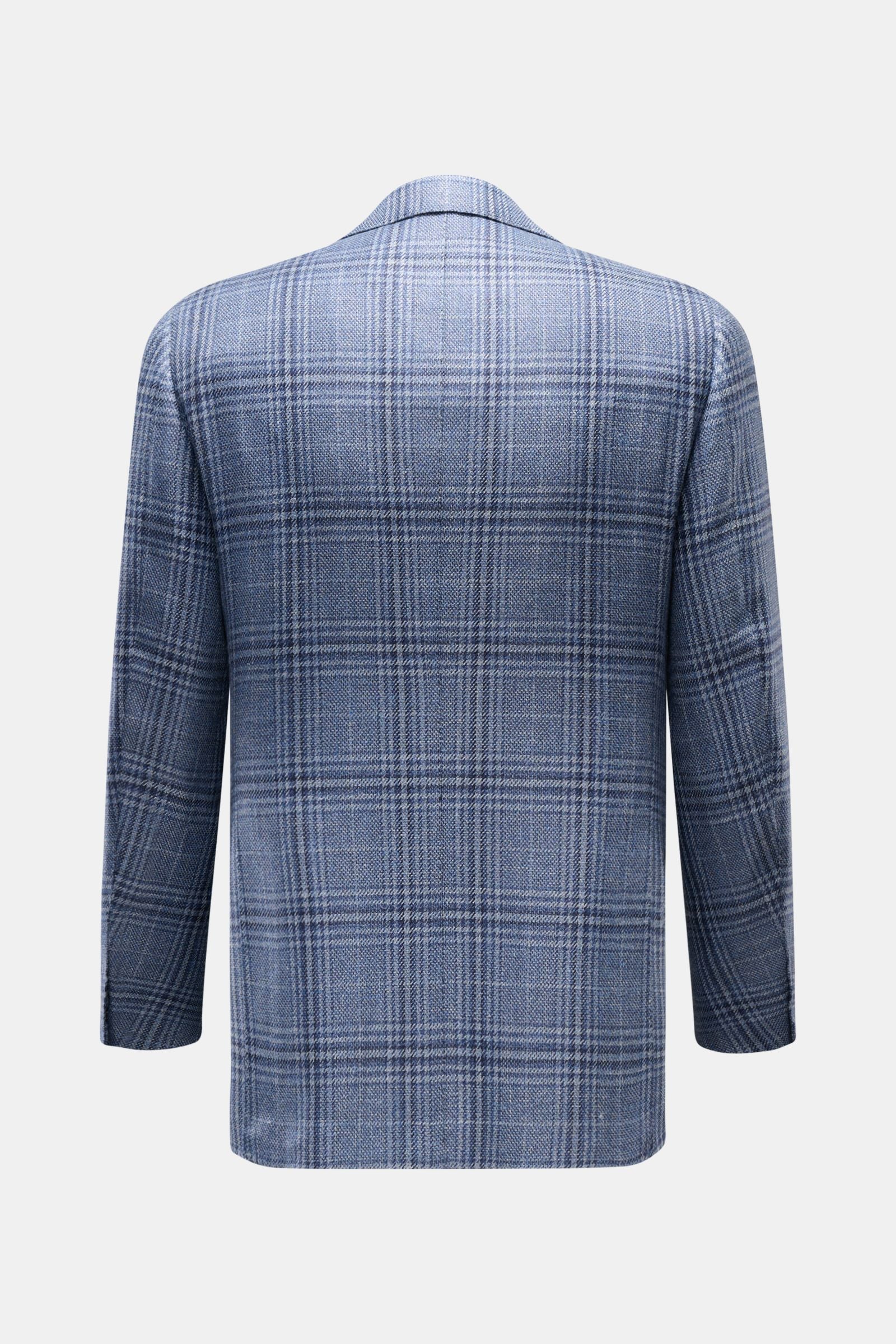 Cesare Attolini Smart-casual jacket navy/grey-blue - blue checked