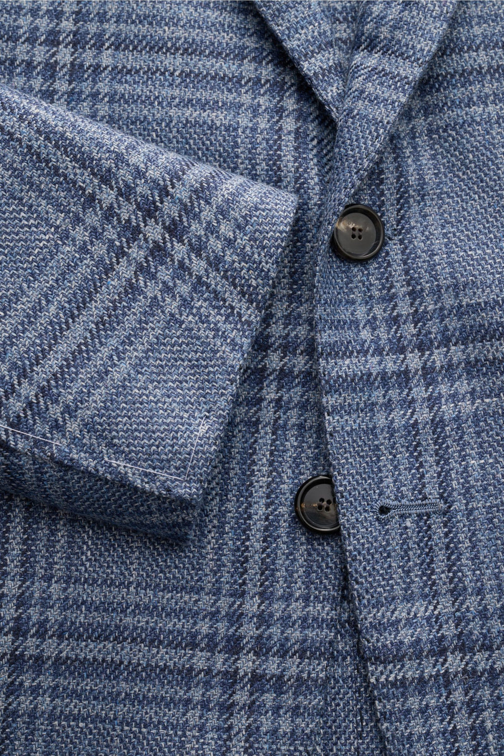 Cesare Attolini Smart-casual jacket navy/grey-blue - blue checked