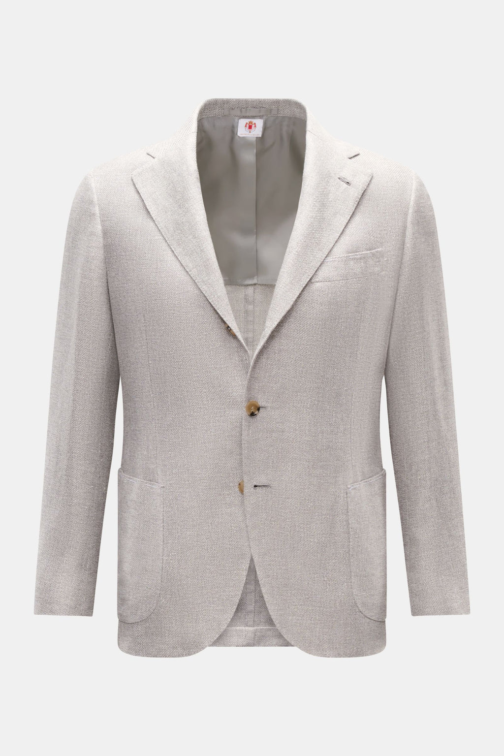 Borrelli Smart-casual jacket 'Procida' grey/off-white - white mottled