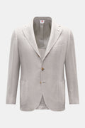 Borrelli Smart-casual jacket 'Procida' grey/off-white - white mottled