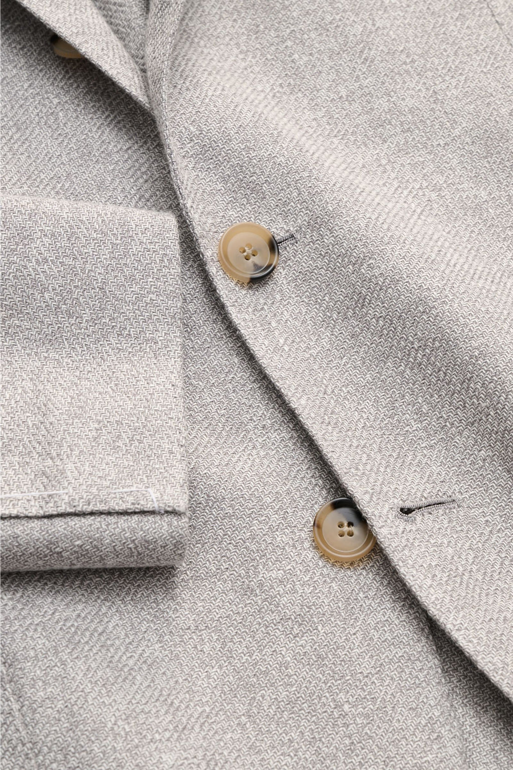 Borrelli Smart-casual jacket 'Procida' grey/off-white - white mottled