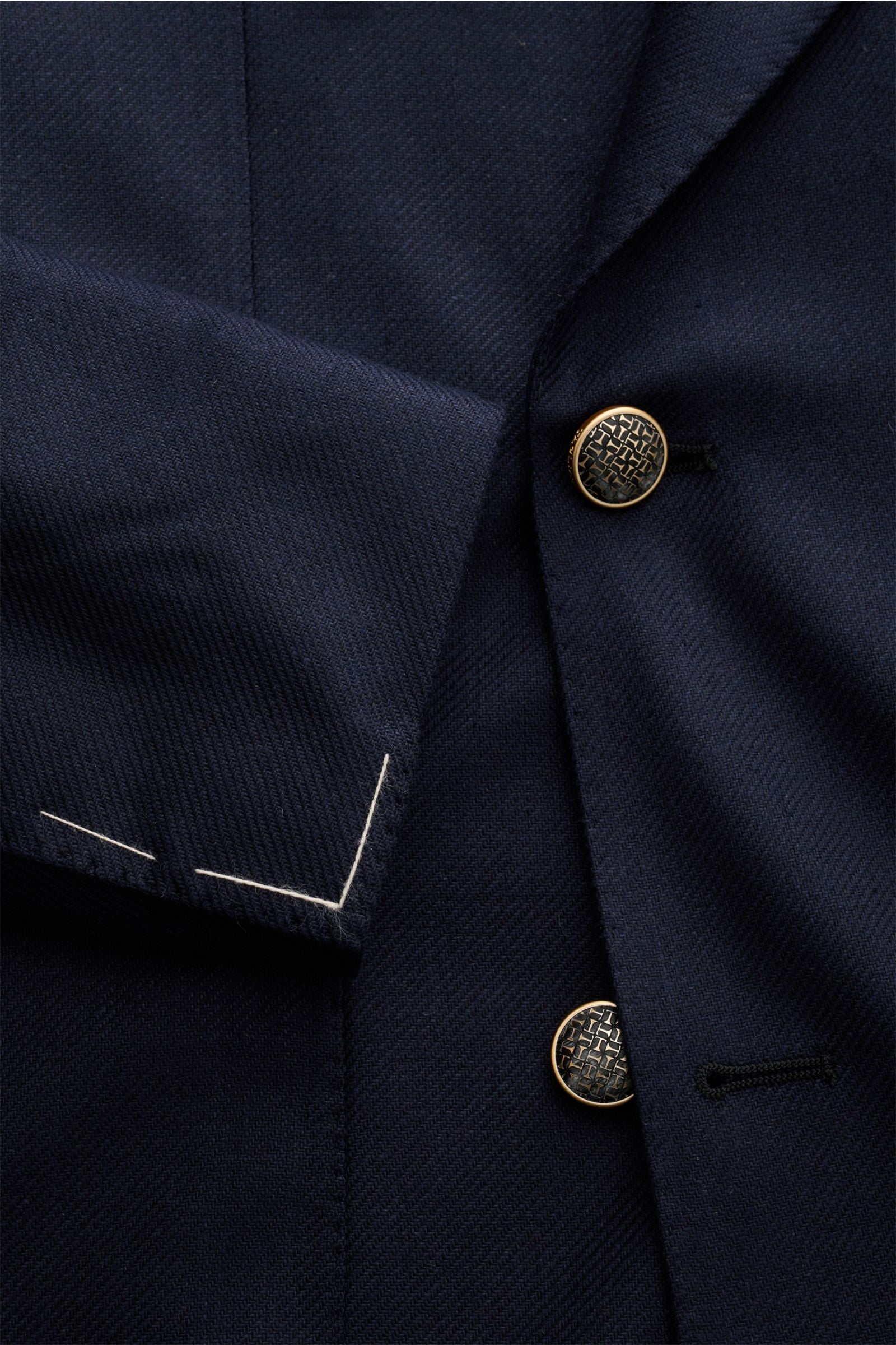 Tagliatore Silk jacket 'Vesuvio' - navy