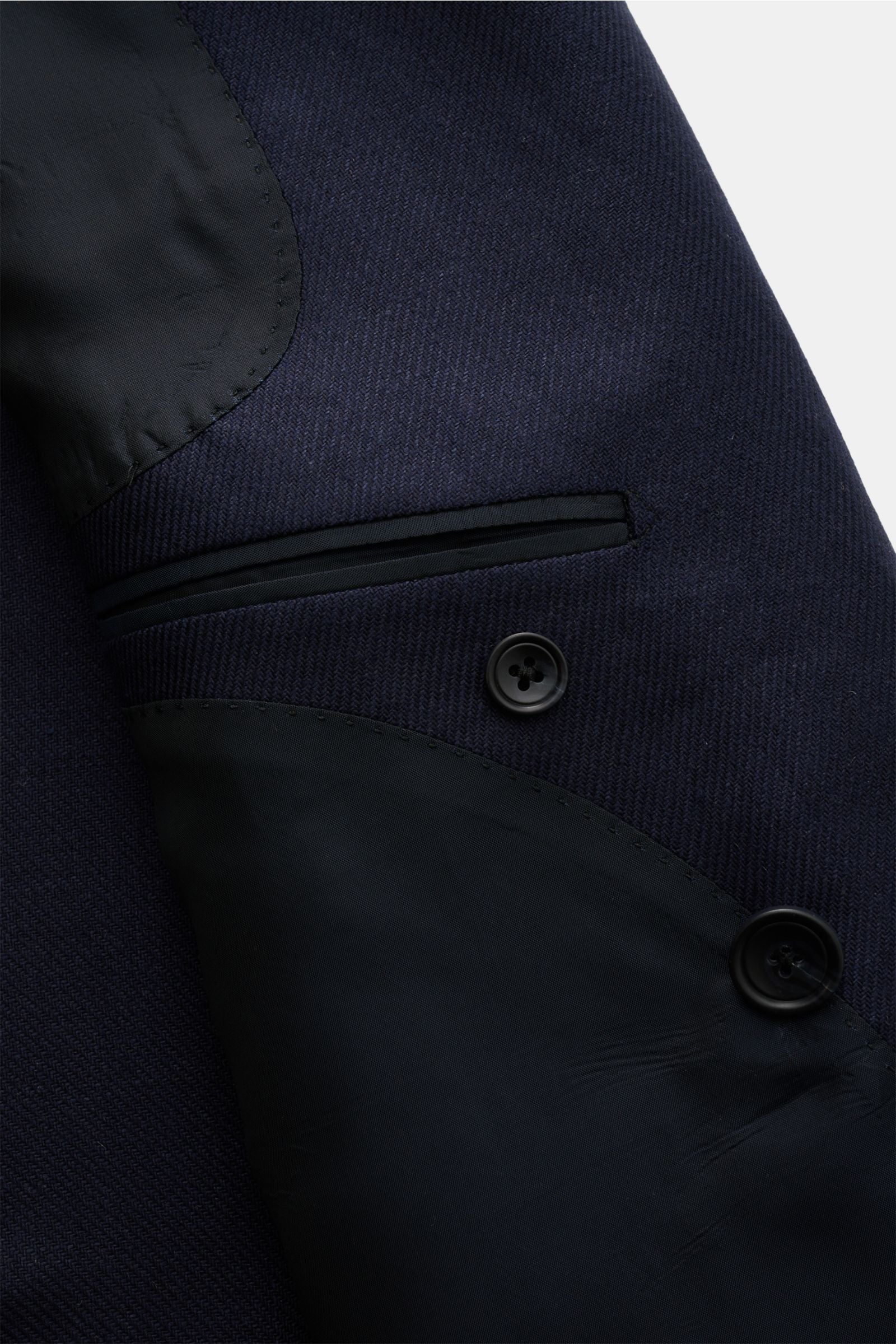 Tagliatore Silk jacket 'Vesuvio' - navy