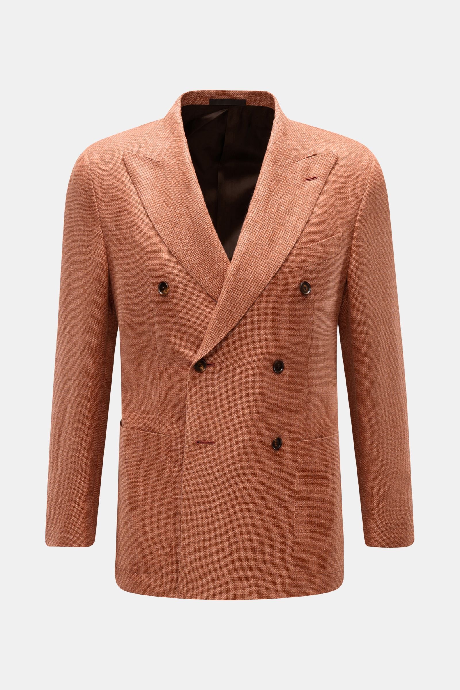 Caruso Smart-casual jacket 'Aida' - Rust brown
