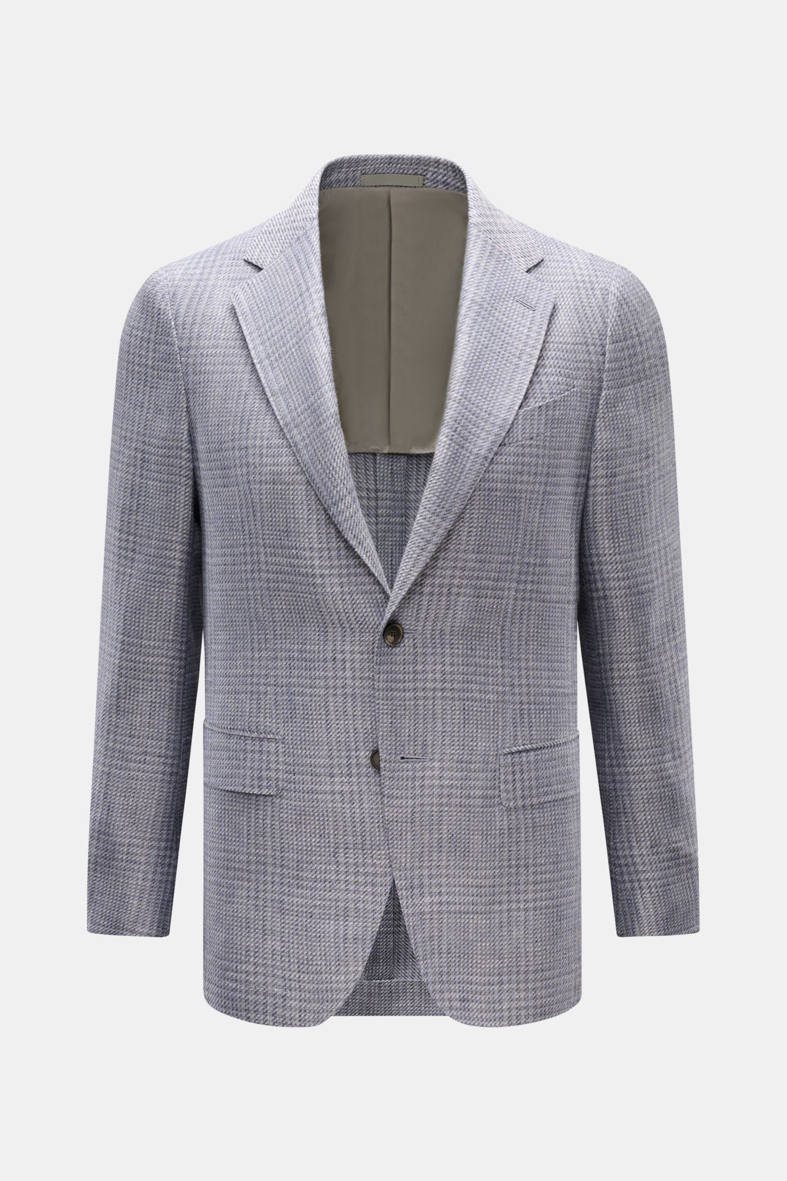 Caruso Smart-casual jacket 'Aida' grey/smoky - blue checked