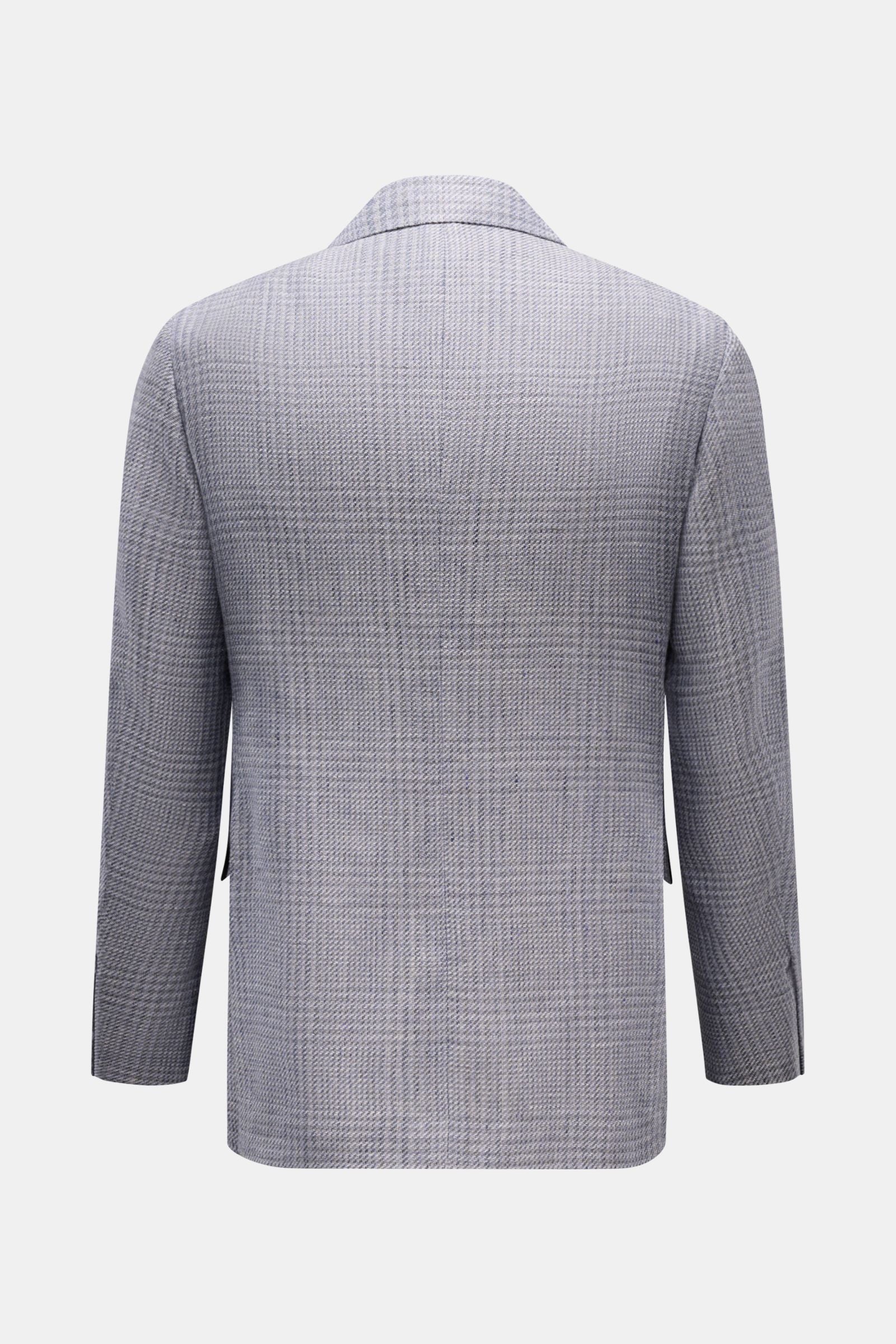 Caruso Smart-casual jacket 'Aida' grey/smoky - blue checked