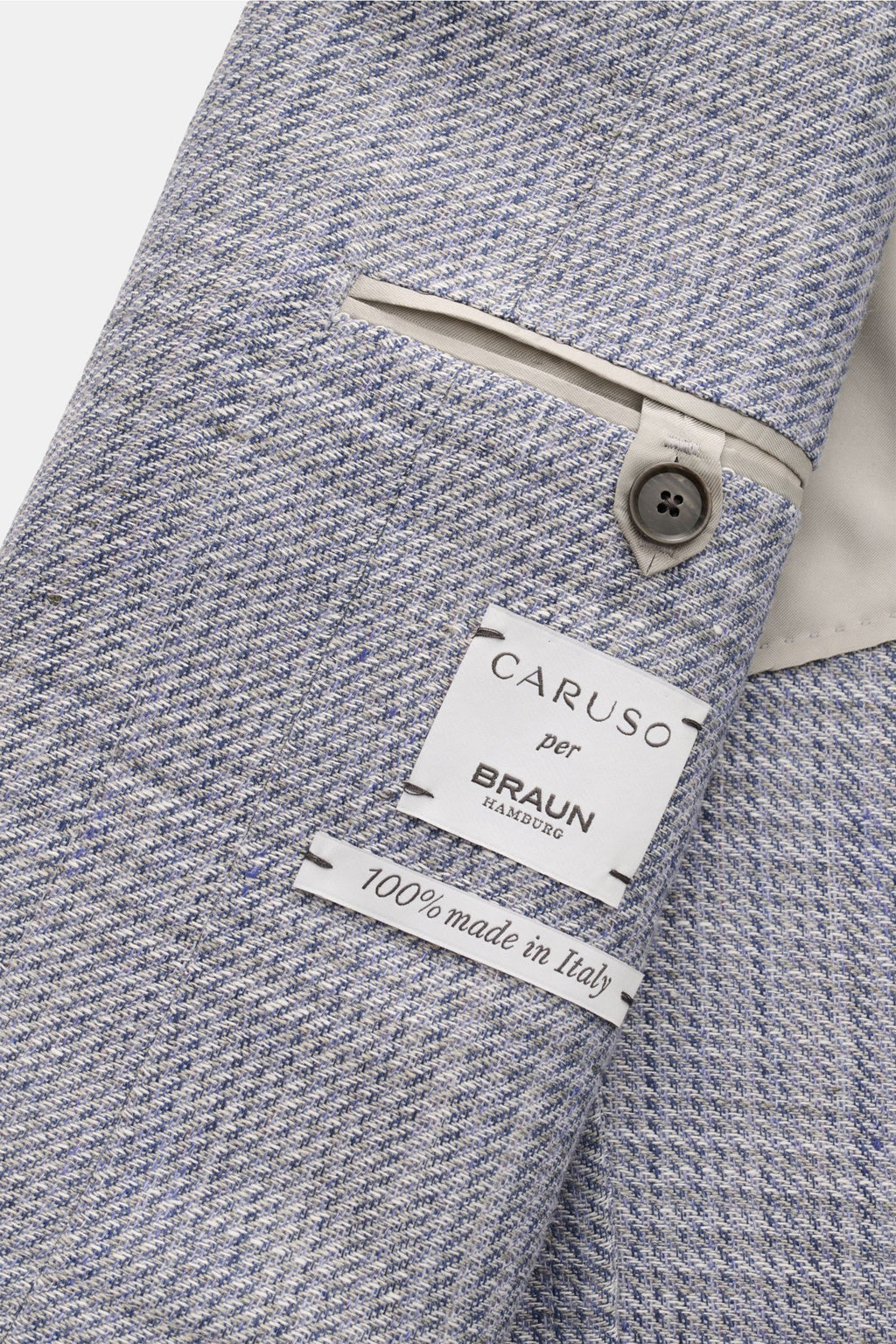 Caruso Smart-casual jacket 'Aida' grey/smoky - blue checked