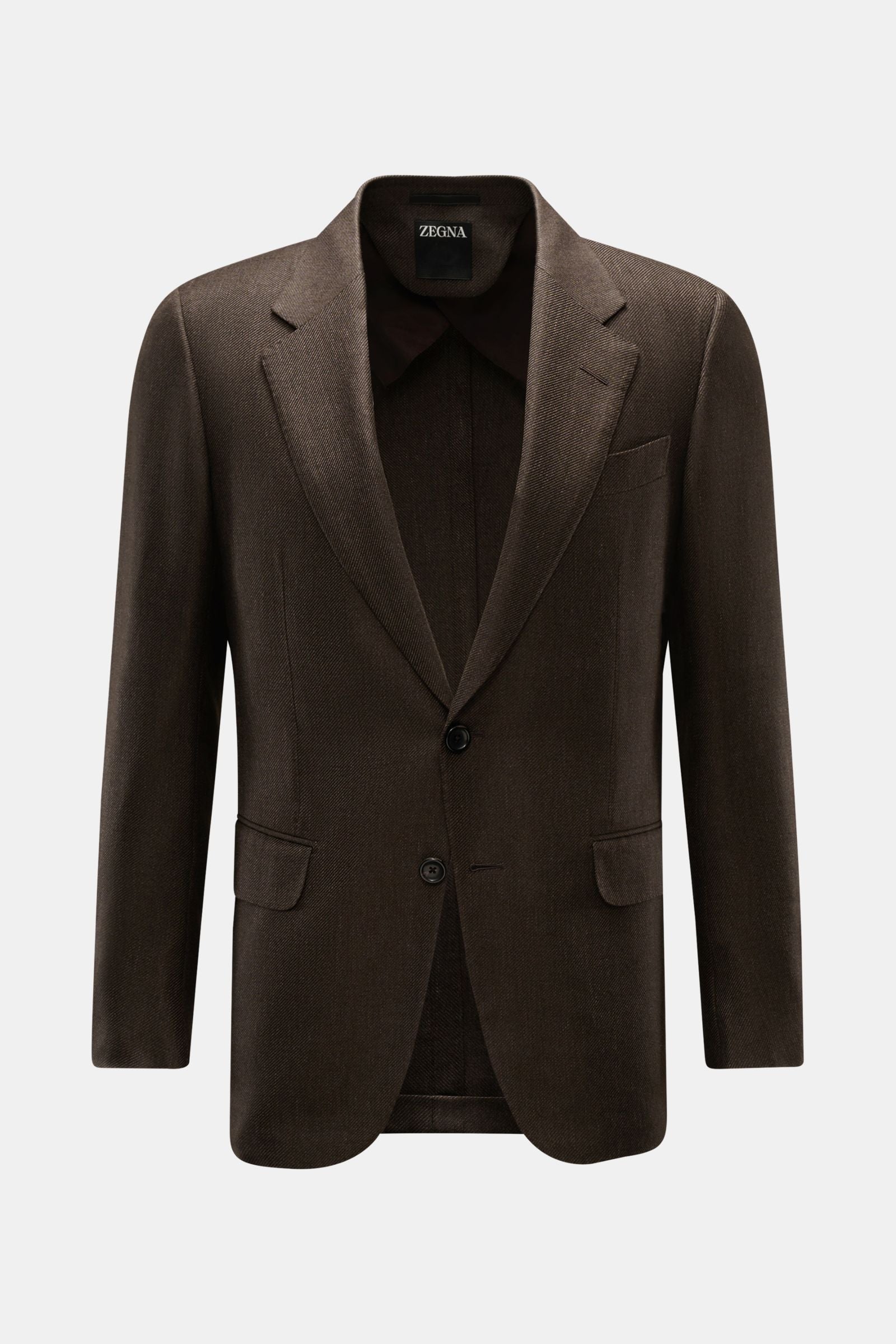 Zegna Smart-casual jacket dark - Dark brown