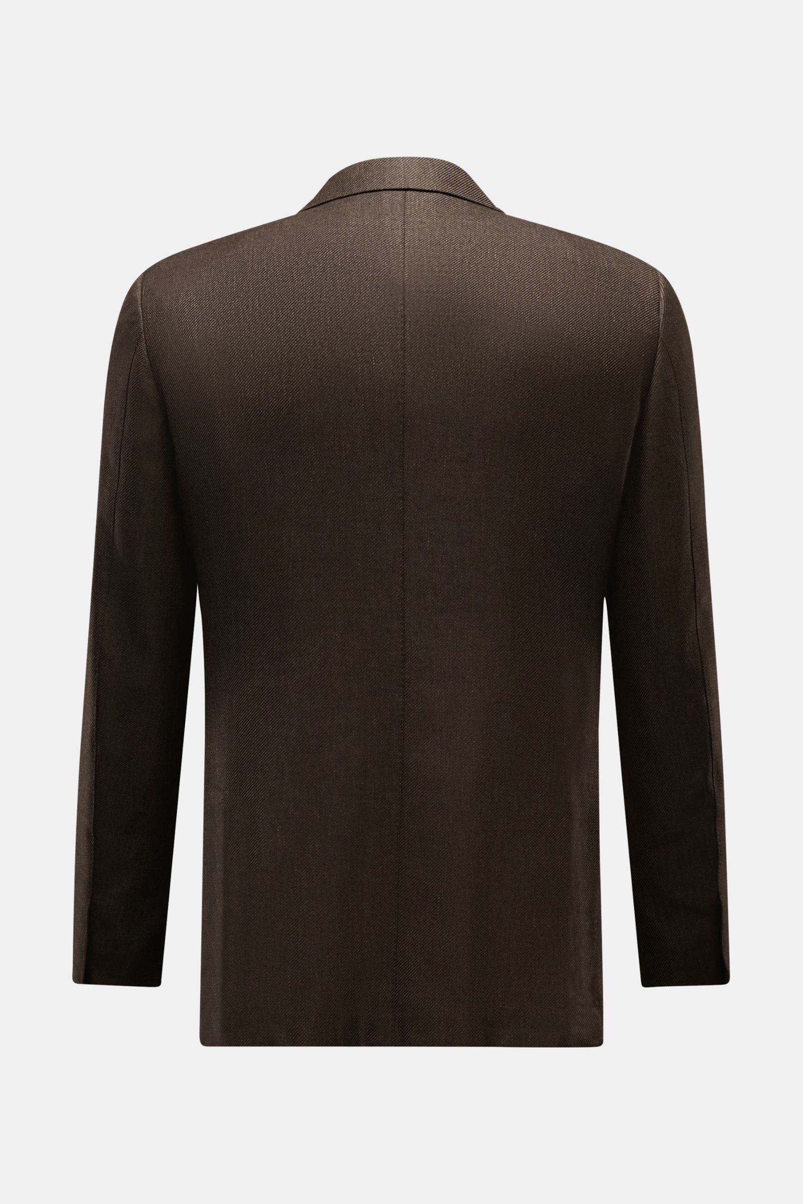 Zegna Smart-casual jacket dark - Dark brown
