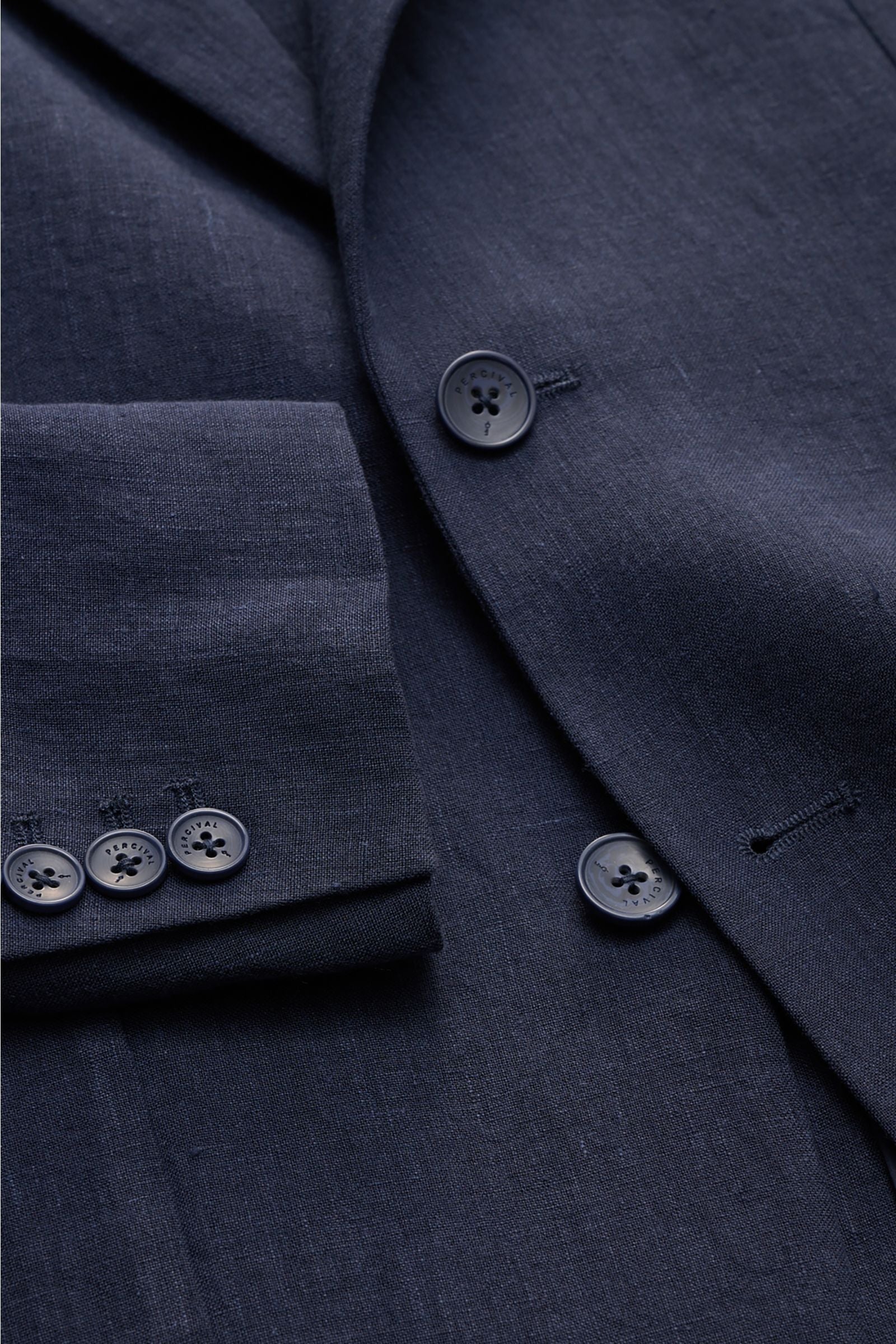 Percival Smart-casual jacket 'Tailored Linen' - Navy