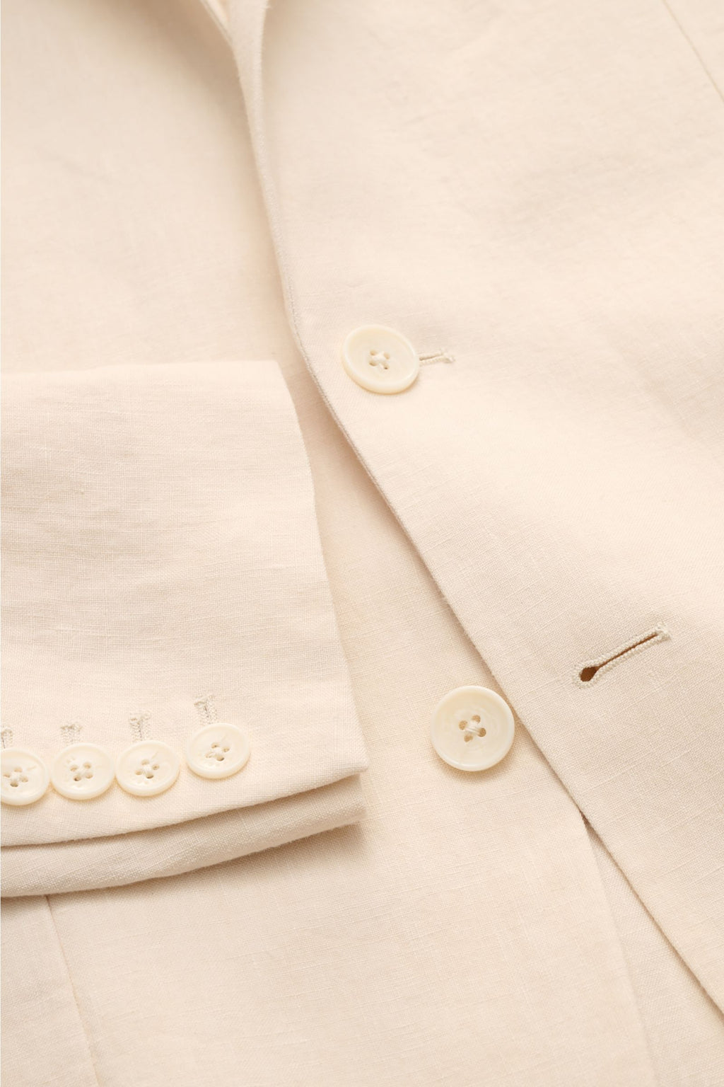Percival Smart-casual jacket 'Tailored Linen' - Cream