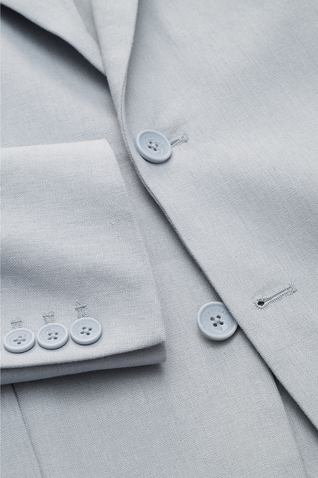 Percival Smart-casual jacket 'Tailored Linen' - Smoky blue