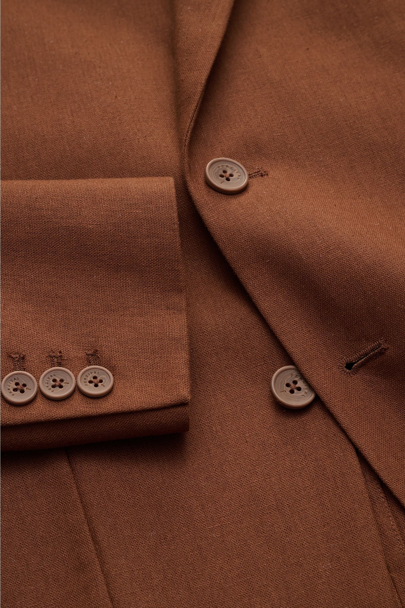 Percival Smart-casual jacket 'Tailored Linen' - Brown