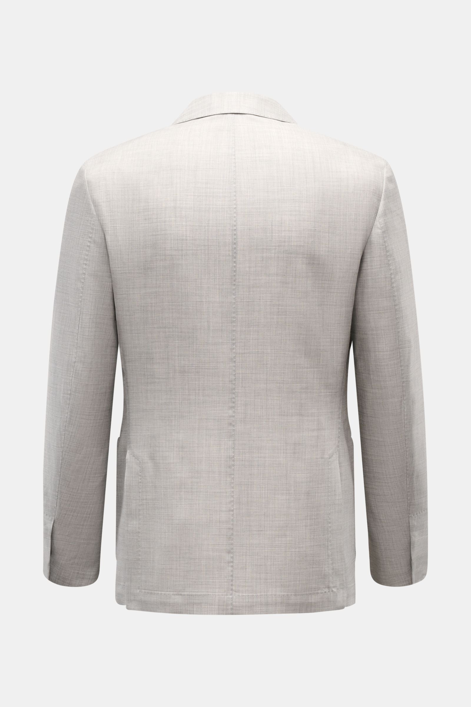 Colombo Cashmere jacket 'Robert' - light grey mottled