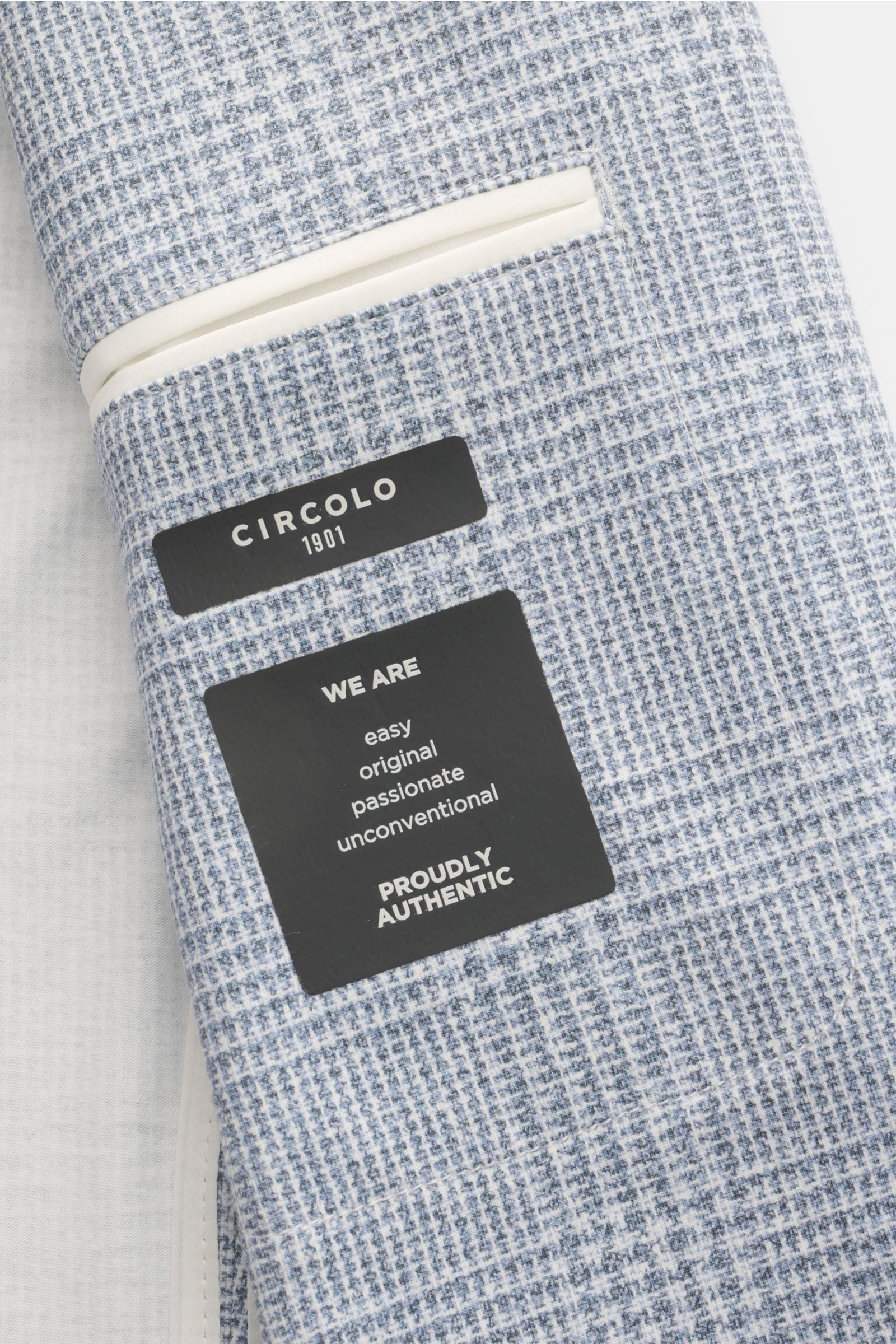 Circolo 1901 Jersey smart-casual jacket - checked