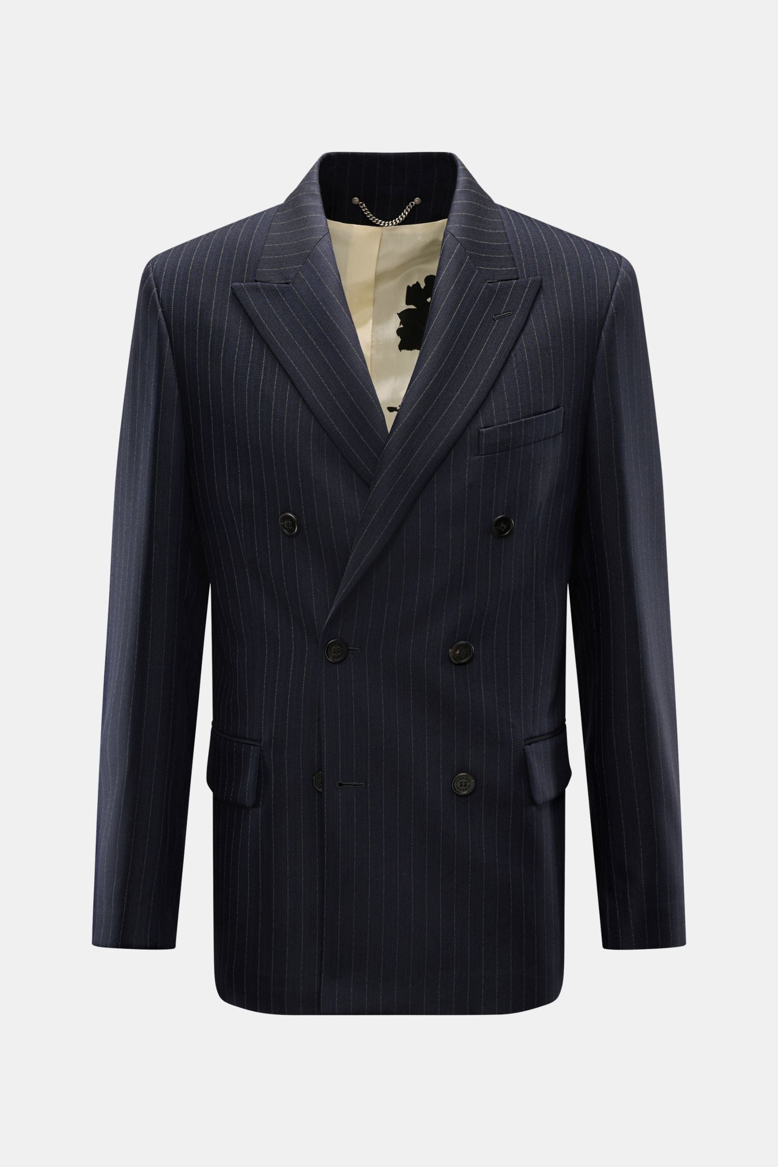 Golden Goose Smart-casual jacket 'Dave' - dark navy striped