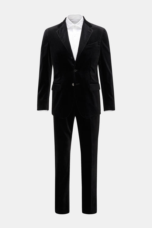 Caruso Velvet suit 'Aida' - black