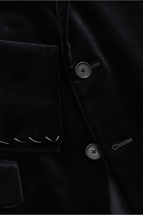 Caruso Velvet suit 'Aida' - black