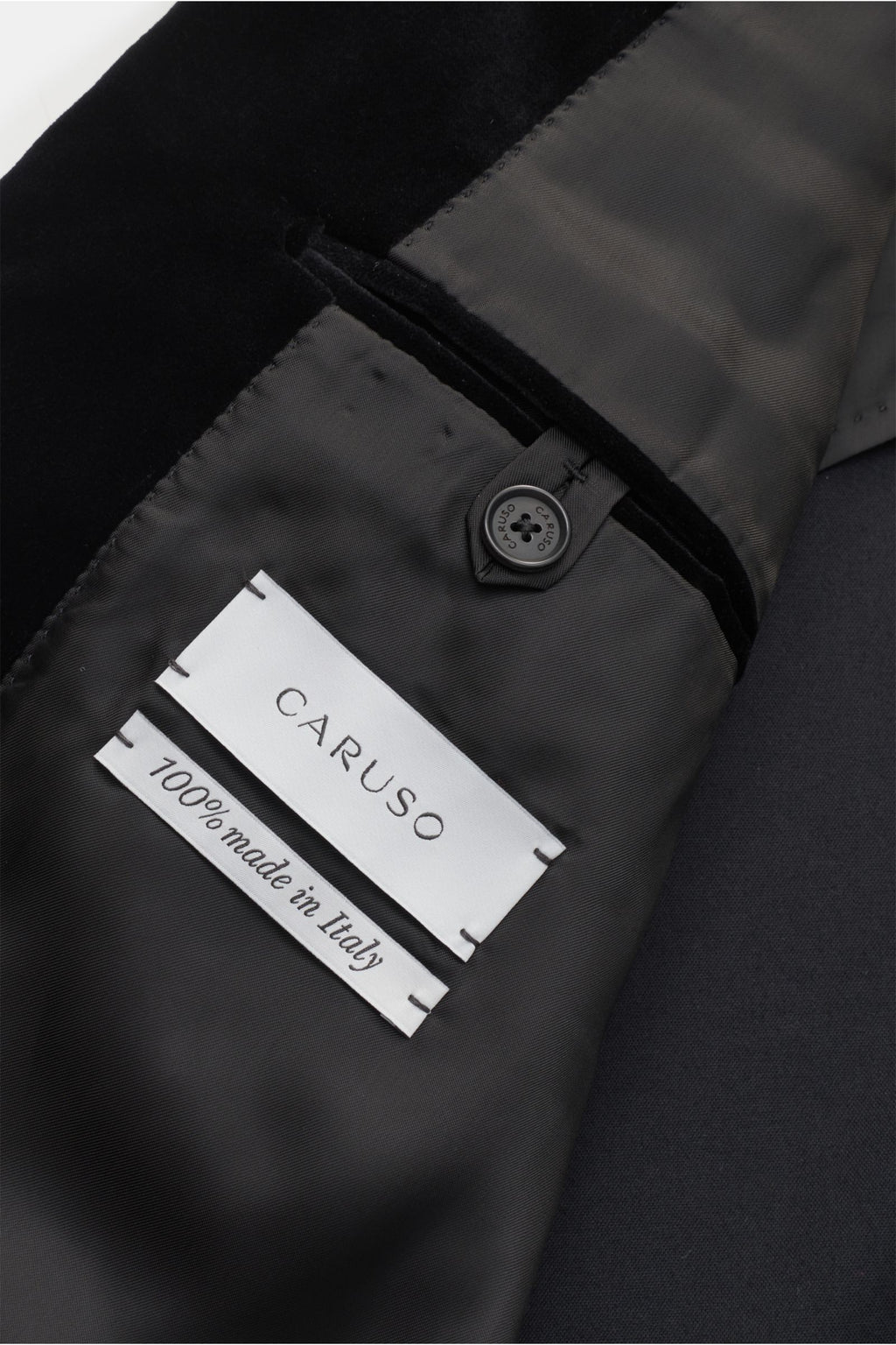 Caruso Velvet suit 'Aida' - black